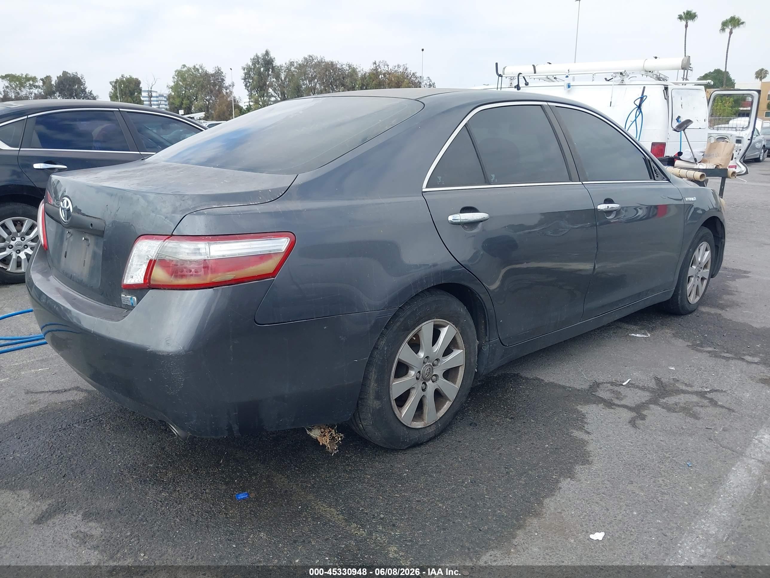 2007 Toyota Camry Hybrid VIN 4T1BB46K27U013432 IAAI salvage auction — Normal Wear, Clear - Dealer Only (California), sold $500 on 2026-07-09 (photo 4)