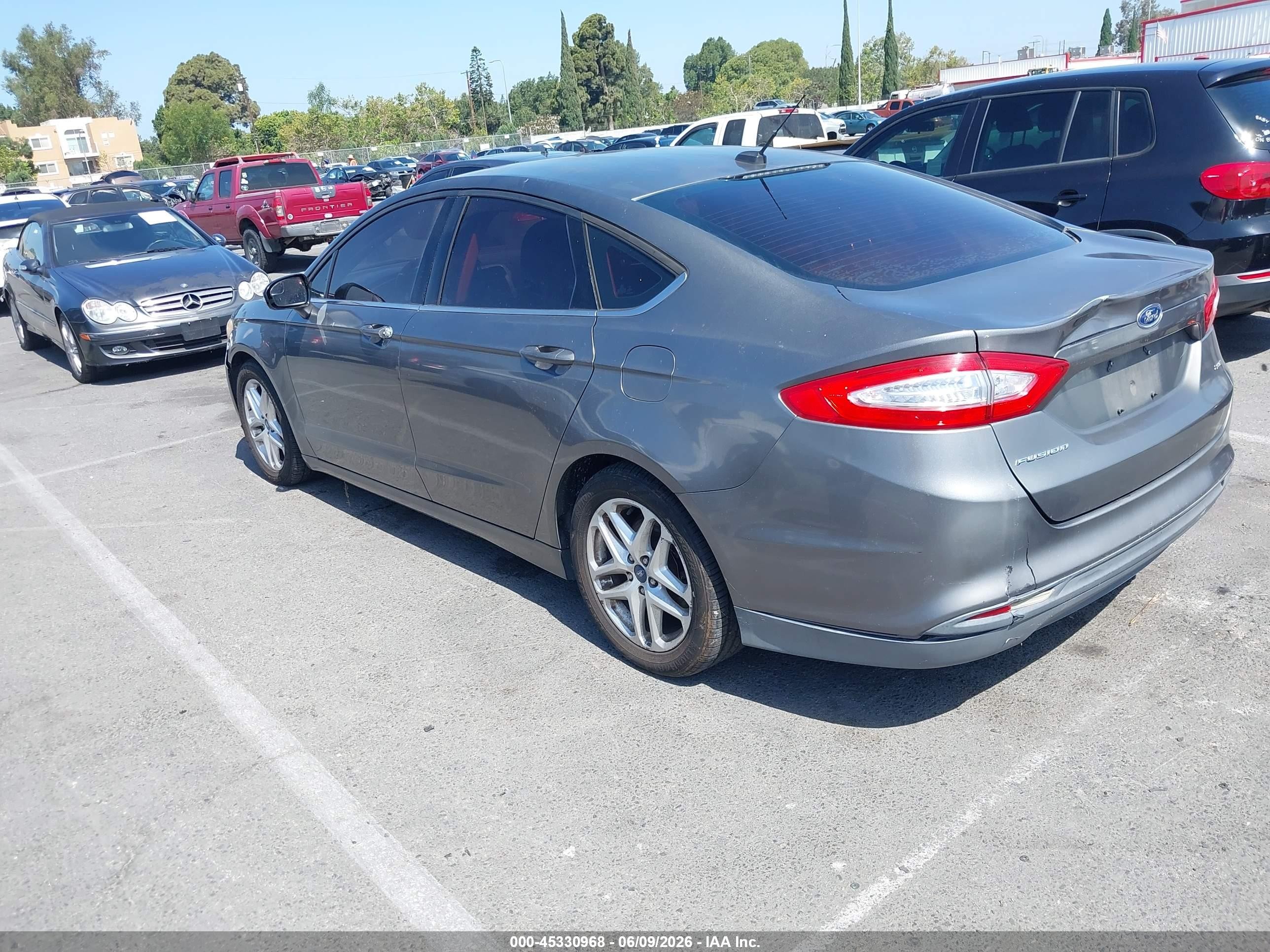 2013 Ford Fusion VIN 3FA6P0H70DR248445 IAAI salvage auction — Normal Wear, Clear - Dealer Only (California), sold $875 on 2026-07-05 (photo 3)