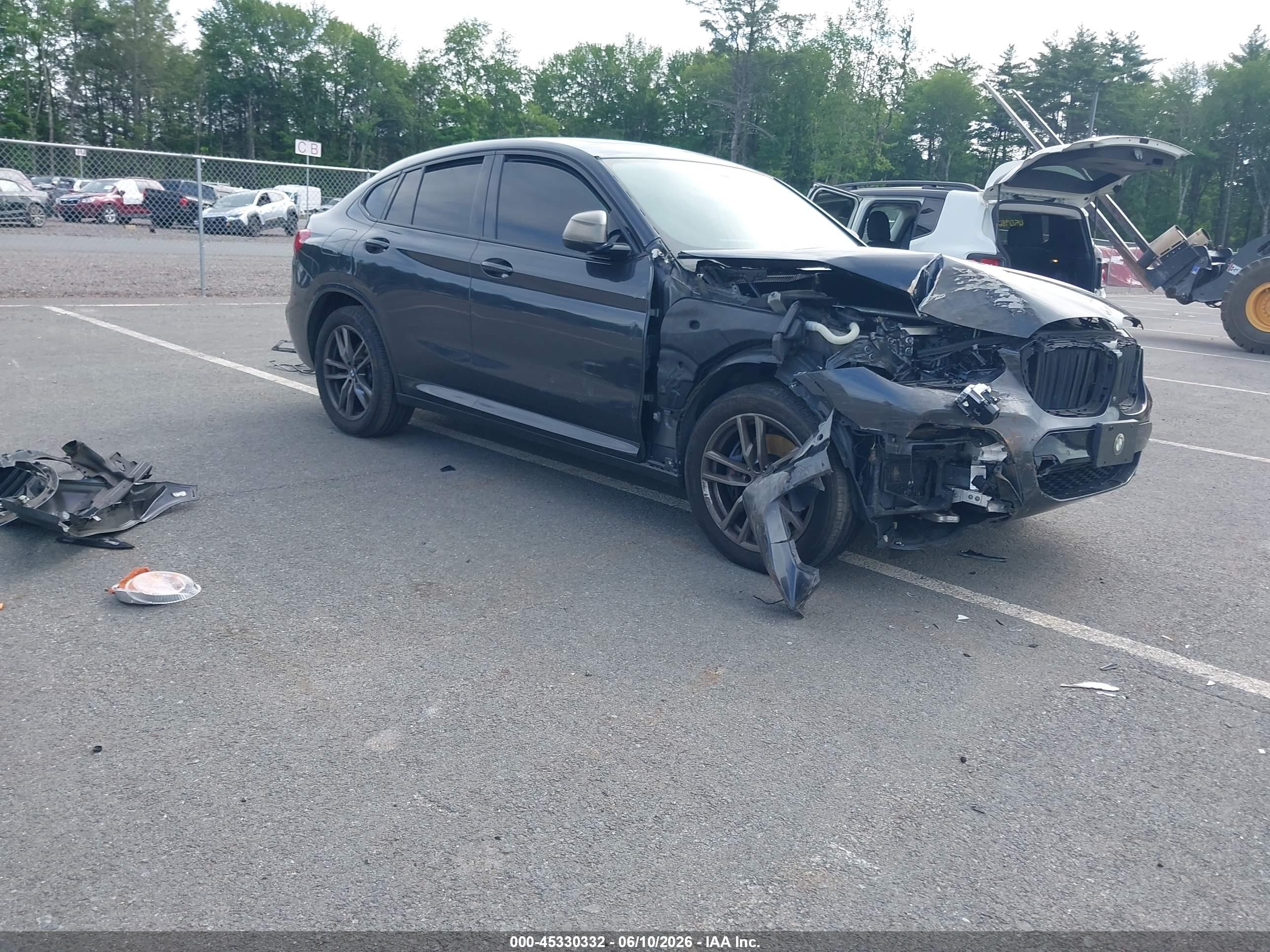 2019 BMW X4 VIN 5UXUJ5C56KLJ64209 — IAAI salvage auction photo