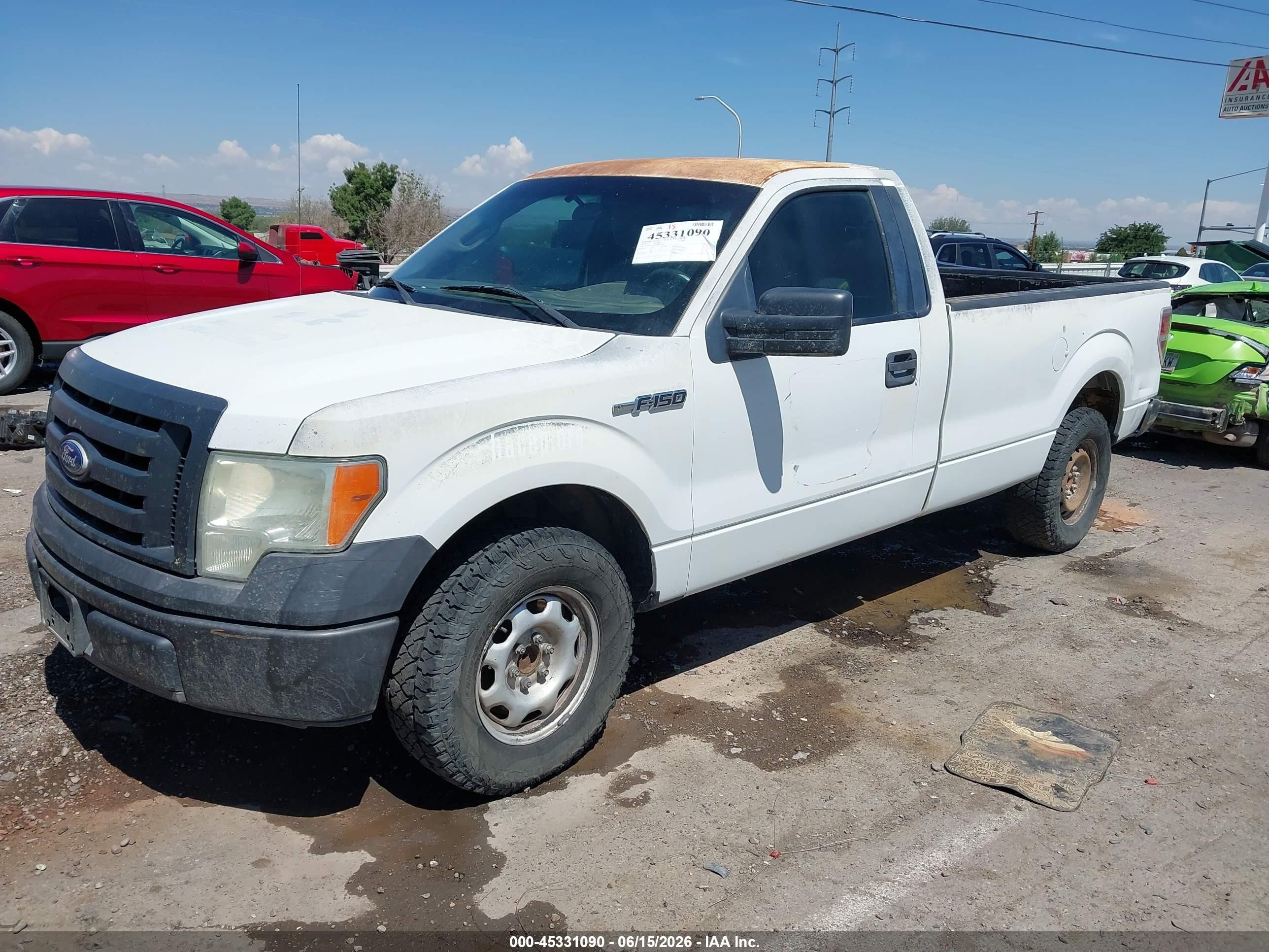 2011 Ford F-150 VIN 1FTMF1CMXBKD31728 IAAI salvage auction — Normal Wear, Clear (New Mexico), sold $650 on 2026-07-06 (photo 2)