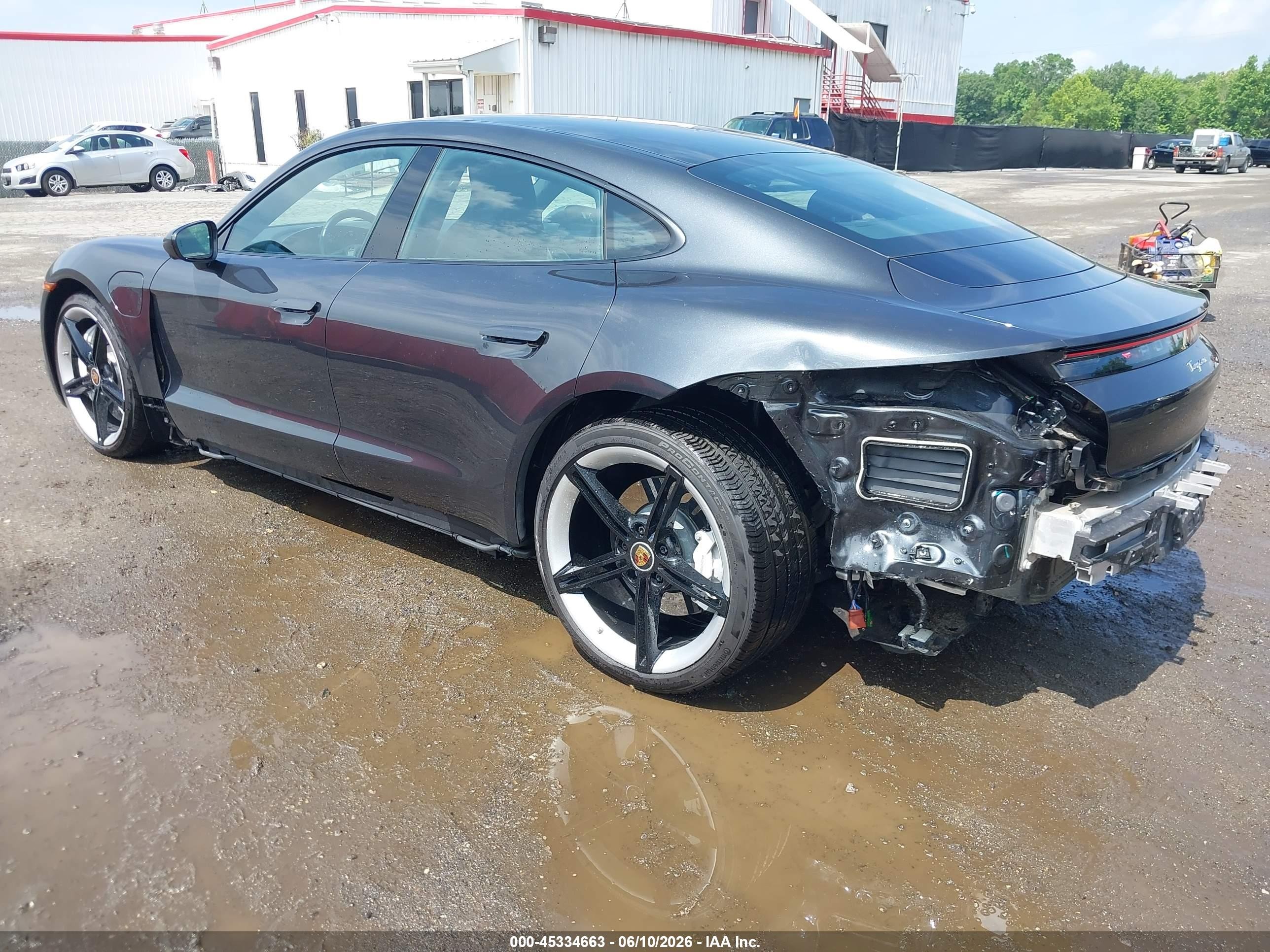 2022 Porsche Taycan VIN WP0AA2Y13NSA16721 IAAI salvage auction — Rear End, Salvage - 75% Or Less (Maryland), sold $31,500 on 2026-08-26 (photo 3)