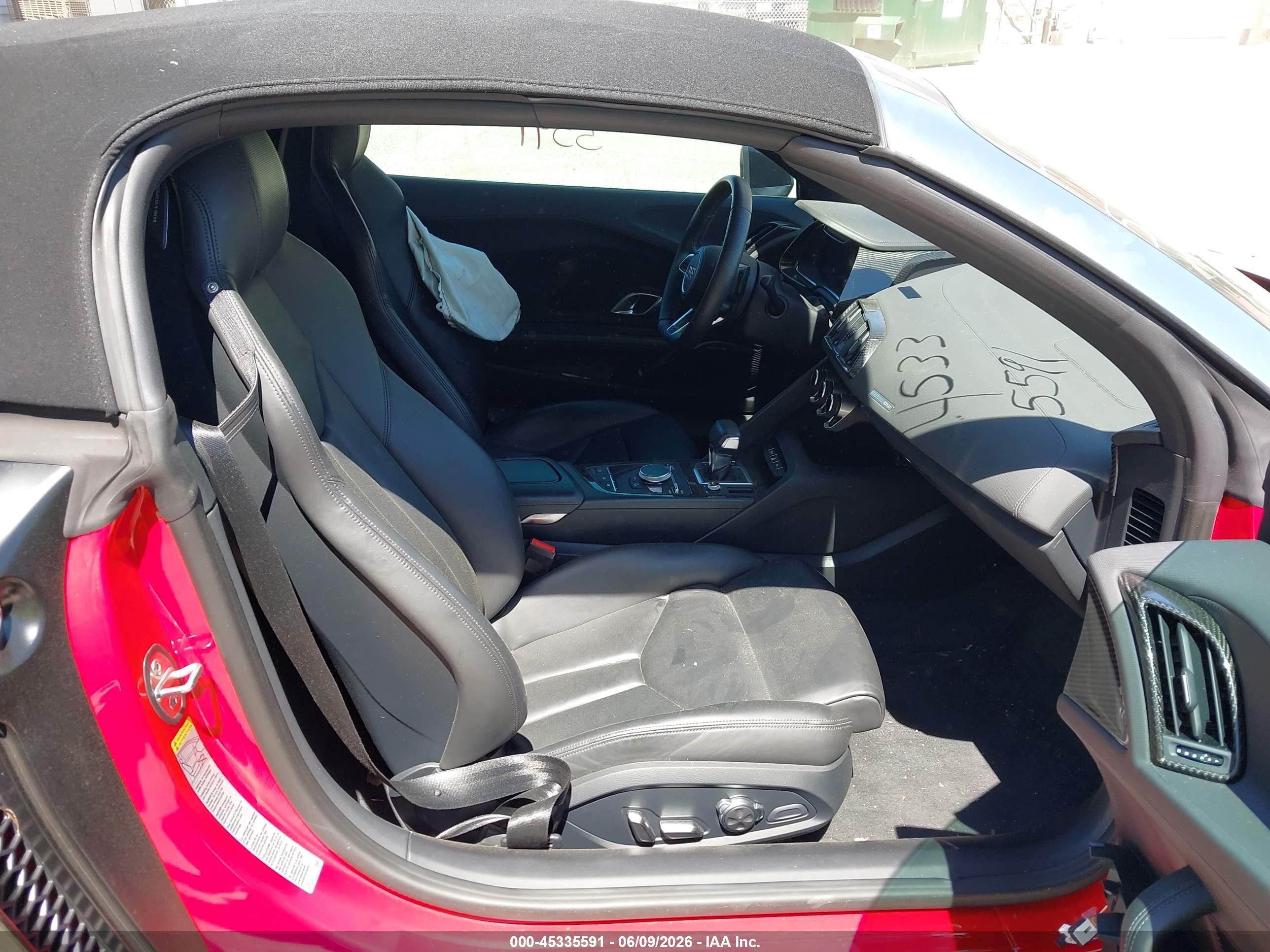 2021 Audi R8 VIN WUABACFX4M7900475 IAAI salvage auction — Side, Salvage (Maine), sold $70,750 on 2026-08-10 (photo 5)