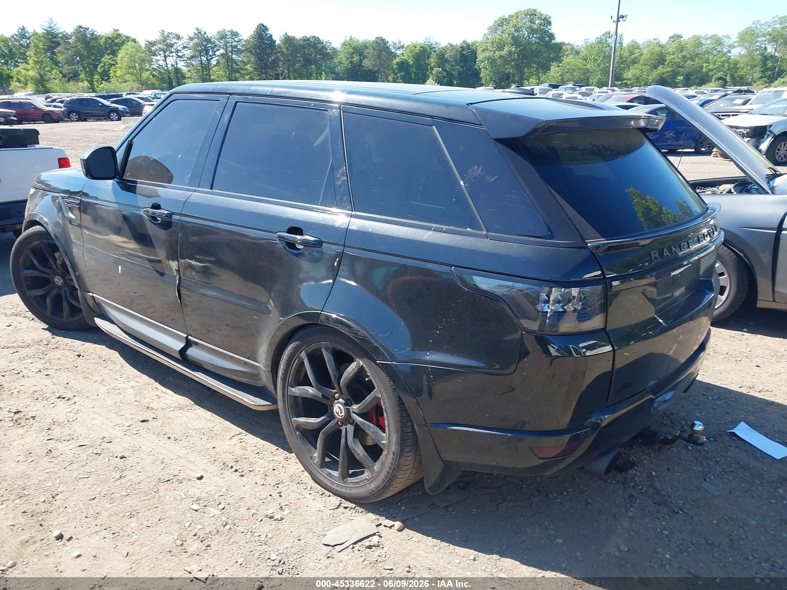2014 Land rover Range rover sport VIN SALWR2EF4EA301809 IAAI salvage auction — Front End, Mv-907A (New York), sold $2,100 on 2026-09-11 (photo 3)