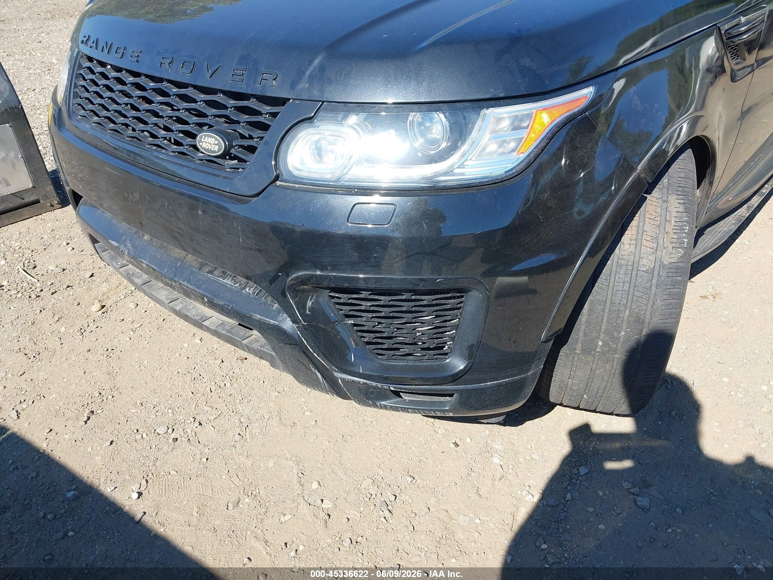 2014 Land rover Range rover sport VIN SALWR2EF4EA301809 IAAI salvage auction — Front End, Mv-907A (New York), sold $2,100 on 2026-09-11 (photo 6)