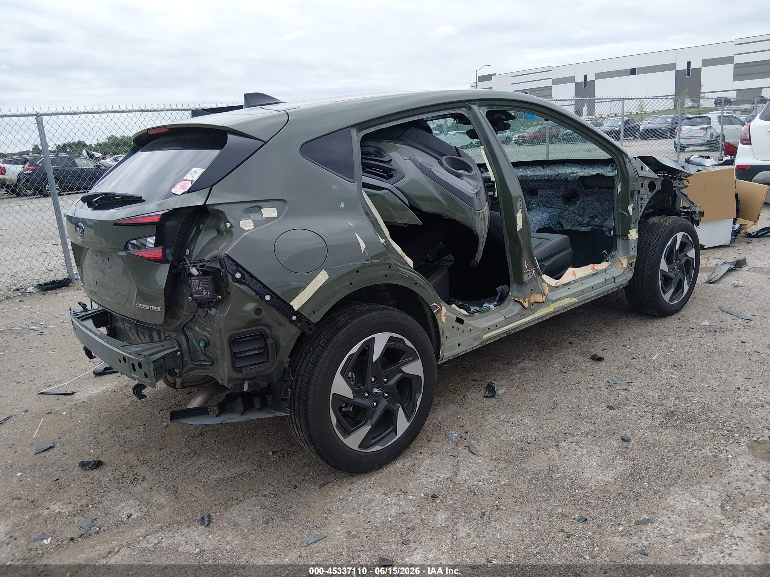 2024 Subaru Crosstrek VIN 4S4GUHM64R3825496 IAAI salvage auction — All Over, Original (Texas), sold $4,200 on 2026-08-06 (photo 4)