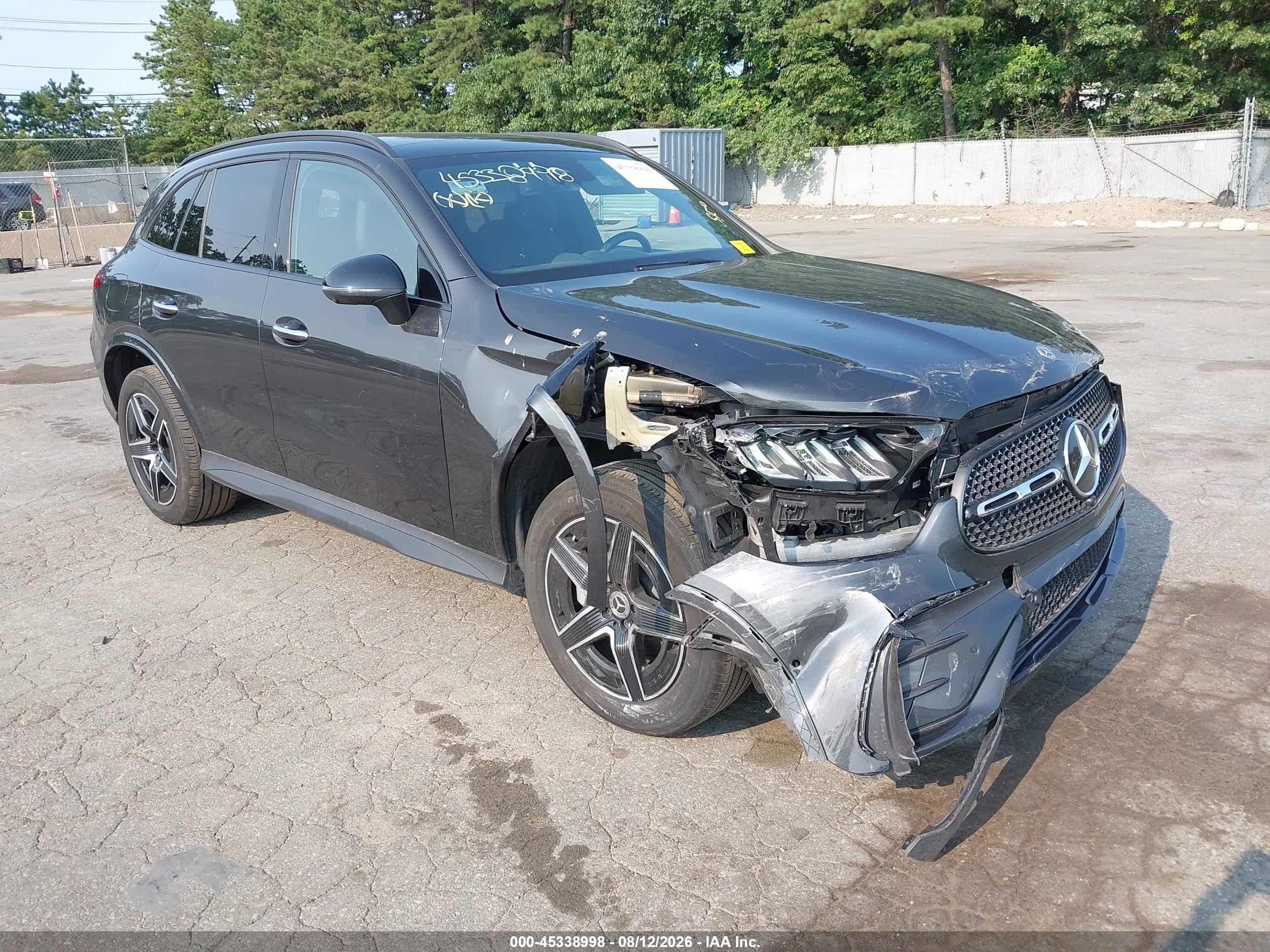 2025 Mercedes-Benz GLC-Class VIN W1NKM4HBXSF265401 — IAAI salvage auction photo