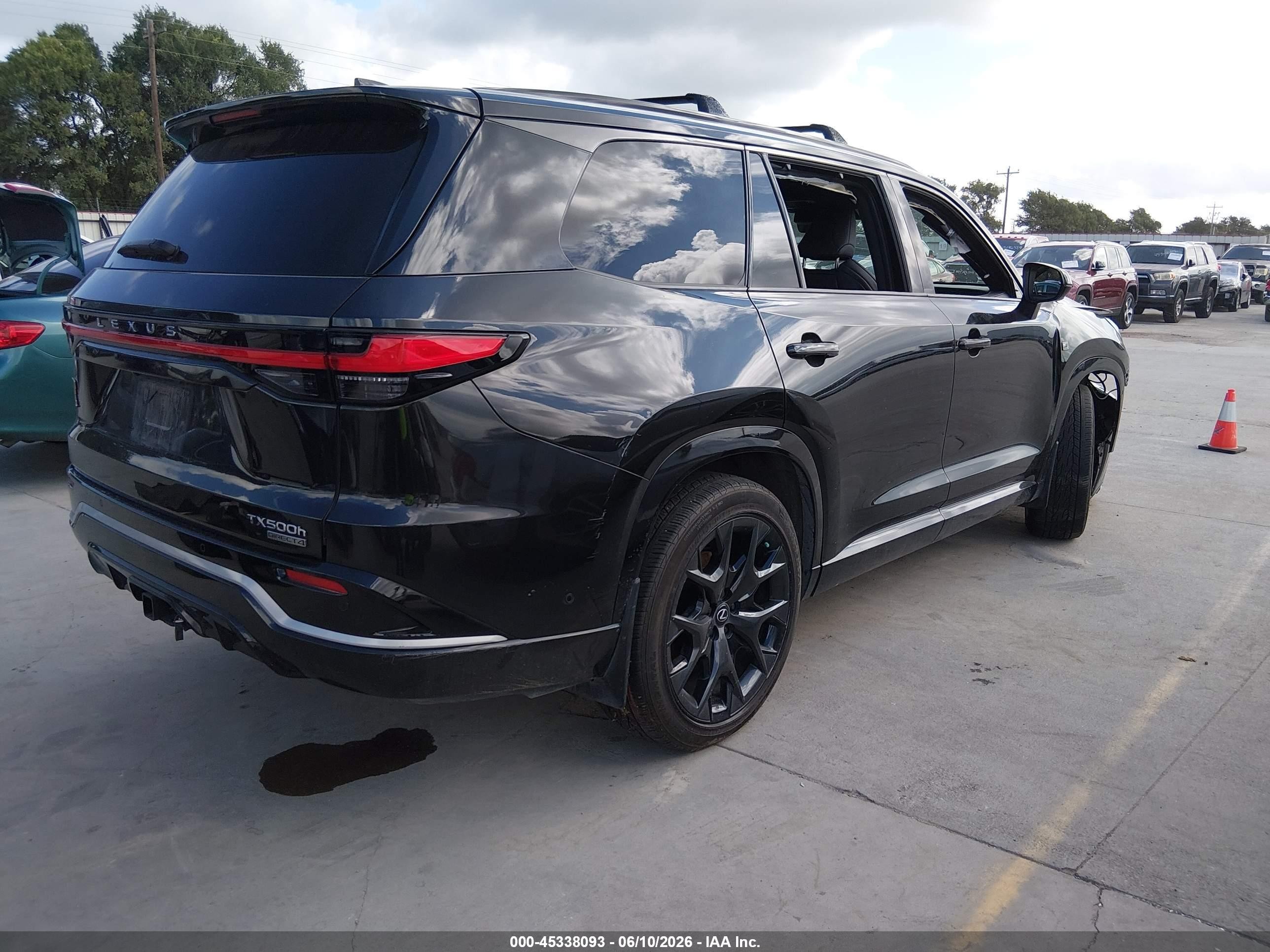 2024 Lexus Tx VIN 5TDABAB67RS005180 IAAI salvage auction — Front End, Original (Texas), sold $19,950 on 2026-08-18 (photo 4)