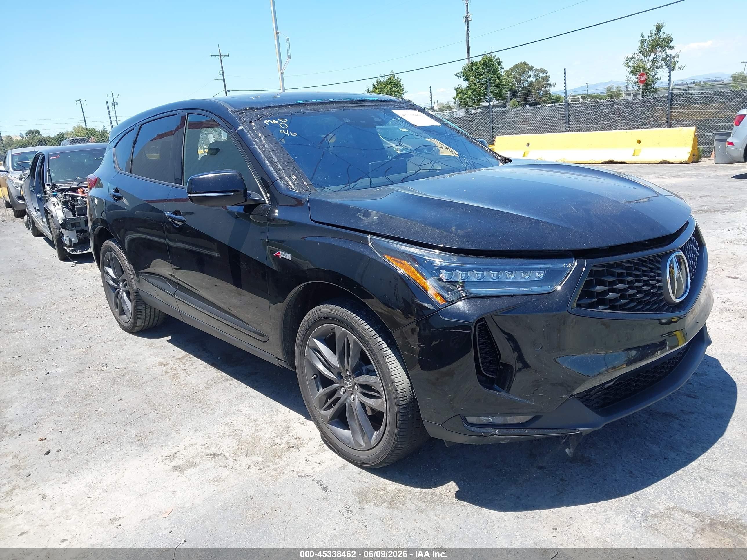2023 Acura RDX VIN 5J8TC2H66PL011278 — IAAI salvage auction photo