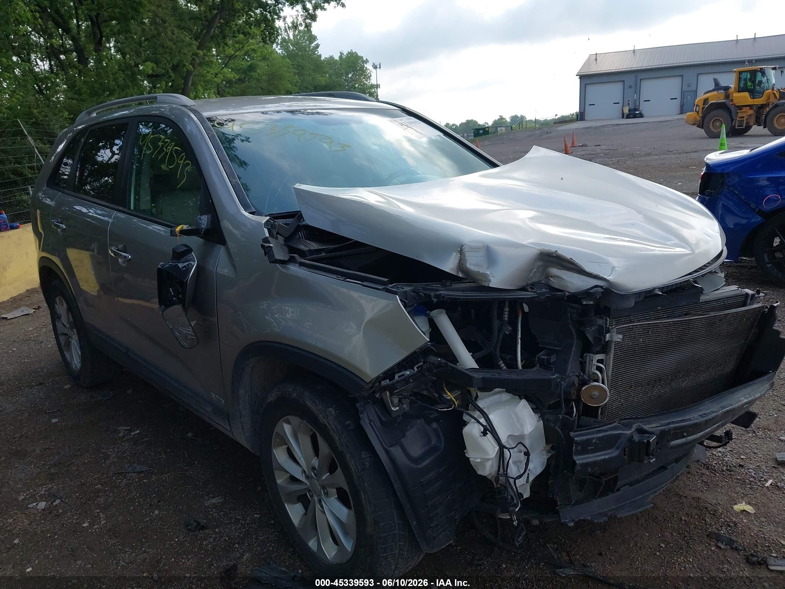 2015 Kia Sorento VIN 5XYKUDA71FG617118 IAAI salvage auction — Front End, Clear (Indiana), sold $375 on 2026-07-11 (photo 6)