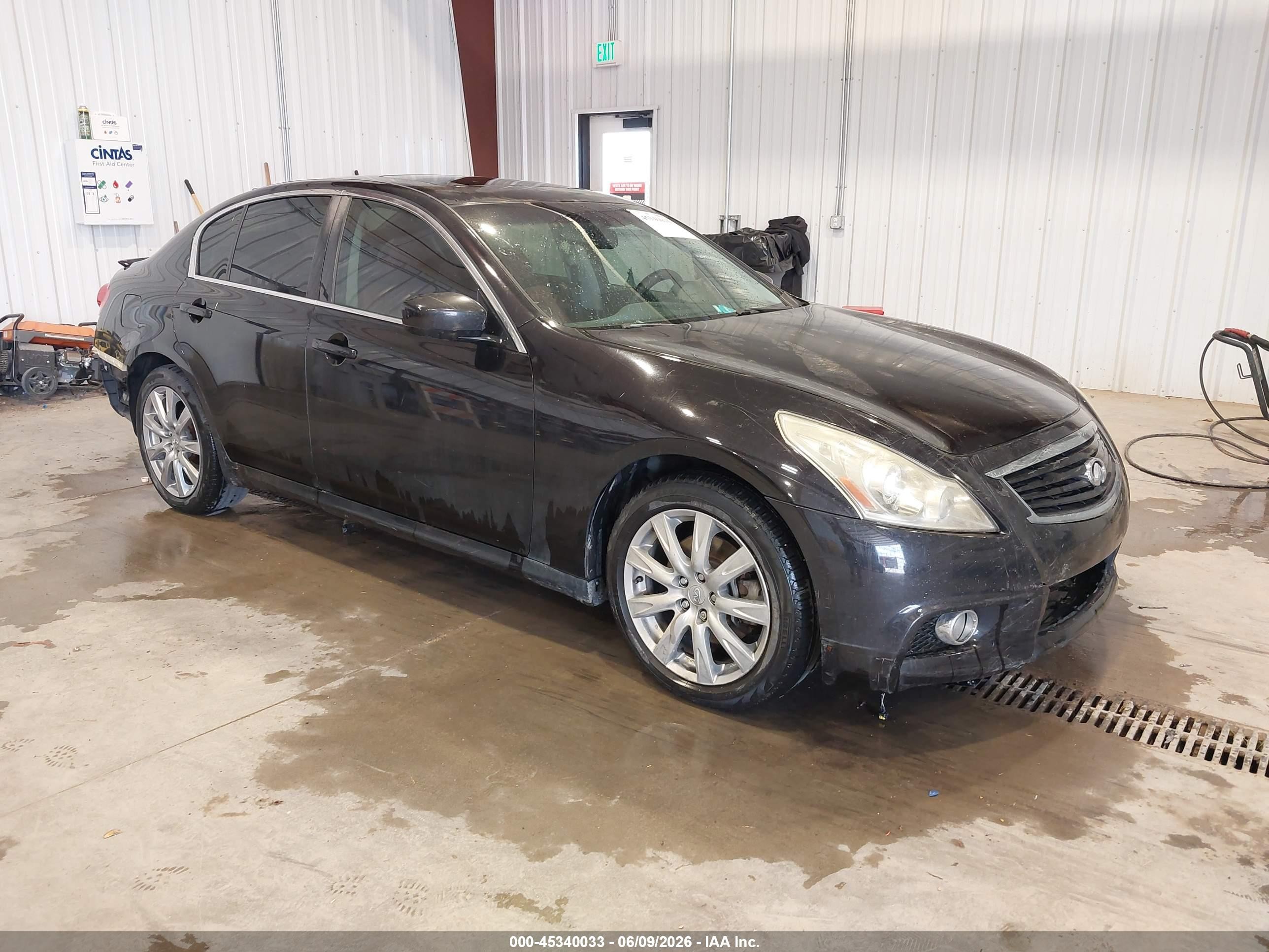 2011 Infiniti G37 VIN JN1CV6AR5BM400519 IAAI salvage auction — Unknown, Salvage (Utah), sold $1,300 on 2026-09-14 (photo 1)
