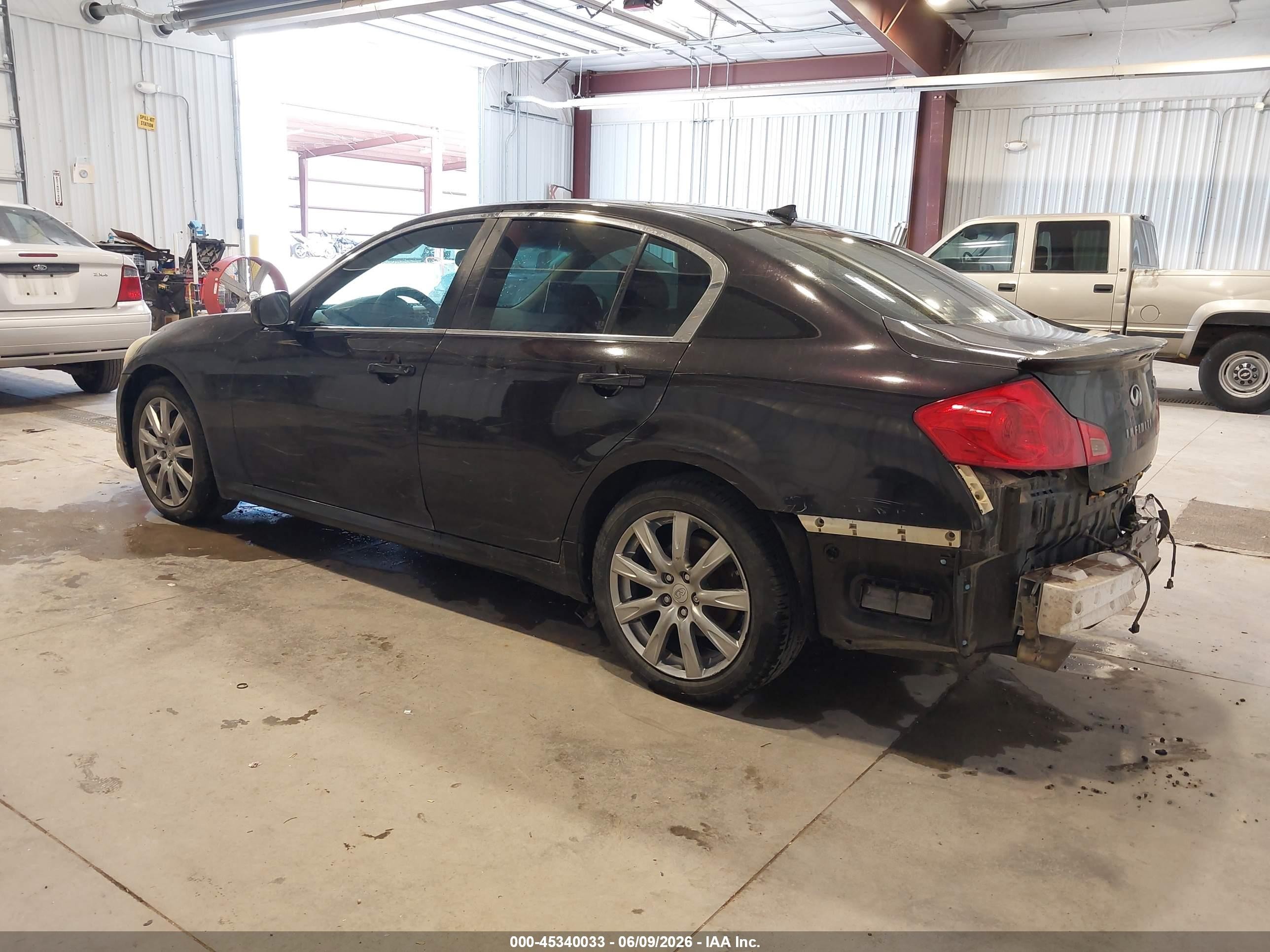 2011 Infiniti G37 VIN JN1CV6AR5BM400519 IAAI salvage auction — Unknown, Salvage (Utah), sold $1,300 on 2026-09-14 (photo 3)