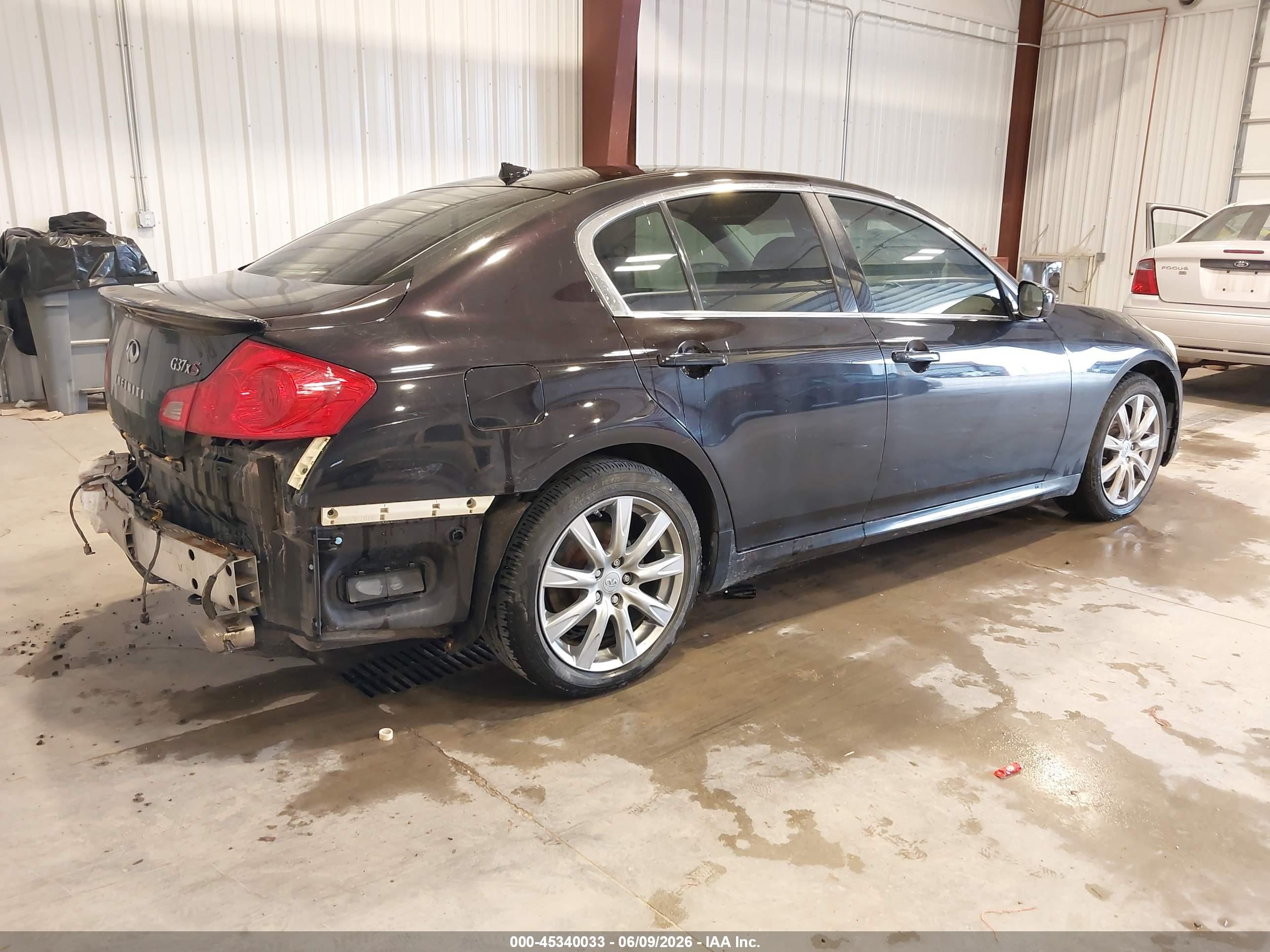 2011 Infiniti G37 VIN JN1CV6AR5BM400519 IAAI salvage auction — Unknown, Salvage (Utah), sold $1,300 on 2026-09-14 (photo 4)