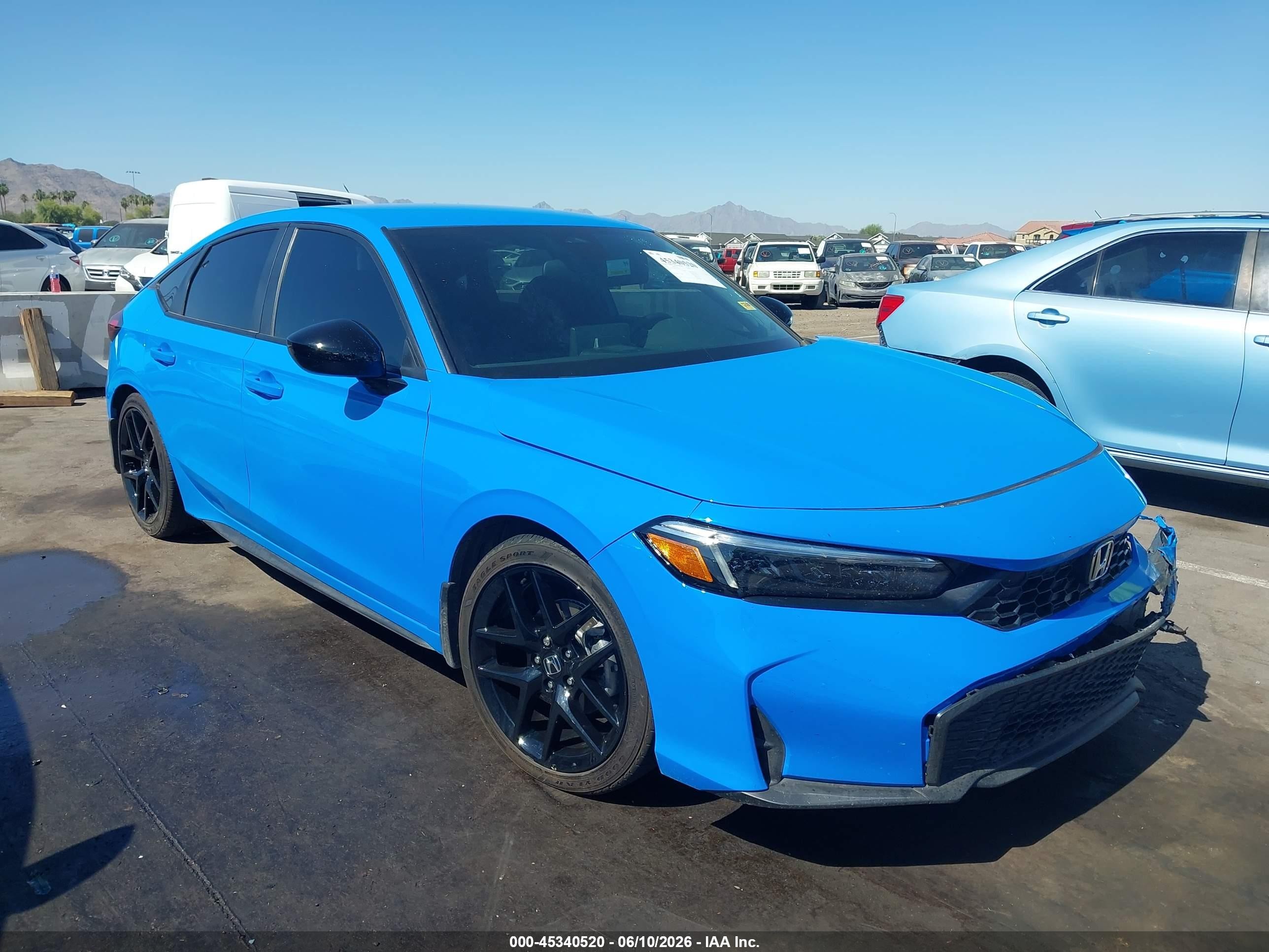 2026 Honda Civic VIN 19XFL2H8XTE010585 — IAAI salvage auction photo