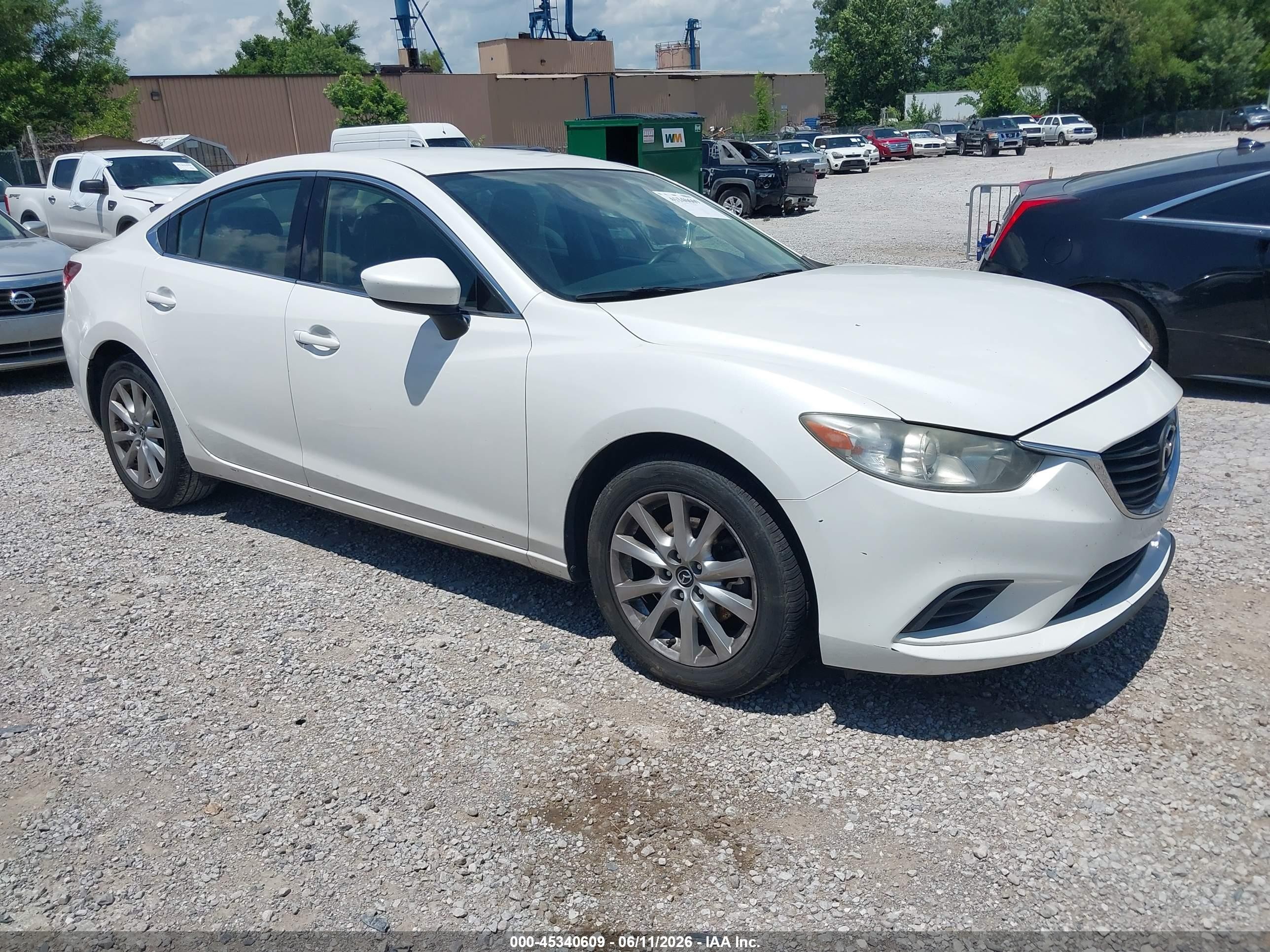 2015 Mazda 6 VIN JM1GJ1U5XF1204976 IAAI salvage auction — Unknown, Salvage (Tennessee), sold $1,850 on 2026-10-01 (photo 1)