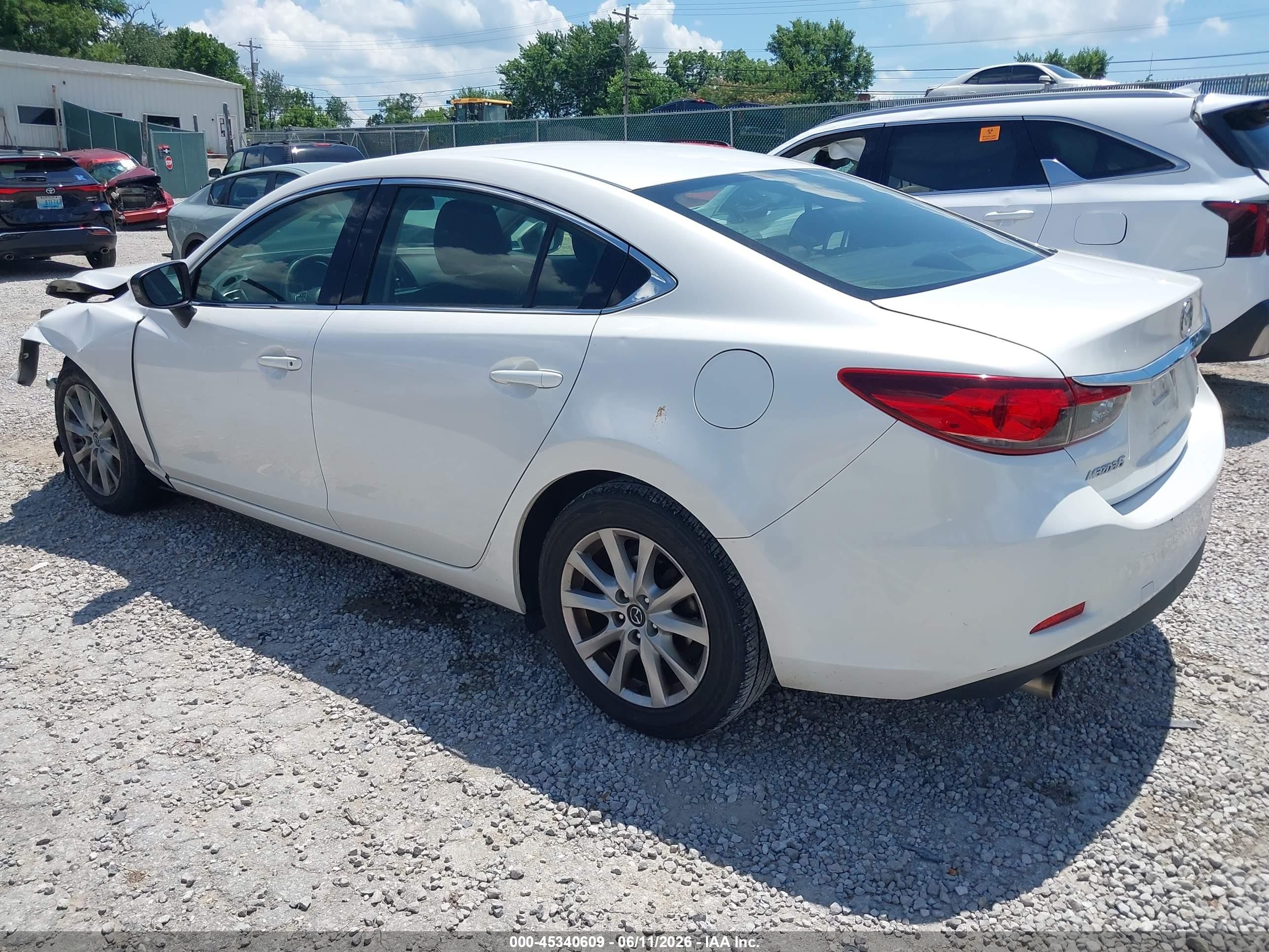 2015 Mazda 6 VIN JM1GJ1U5XF1204976 IAAI salvage auction — Unknown, Salvage (Tennessee), sold $1,850 on 2026-10-01 (photo 3)