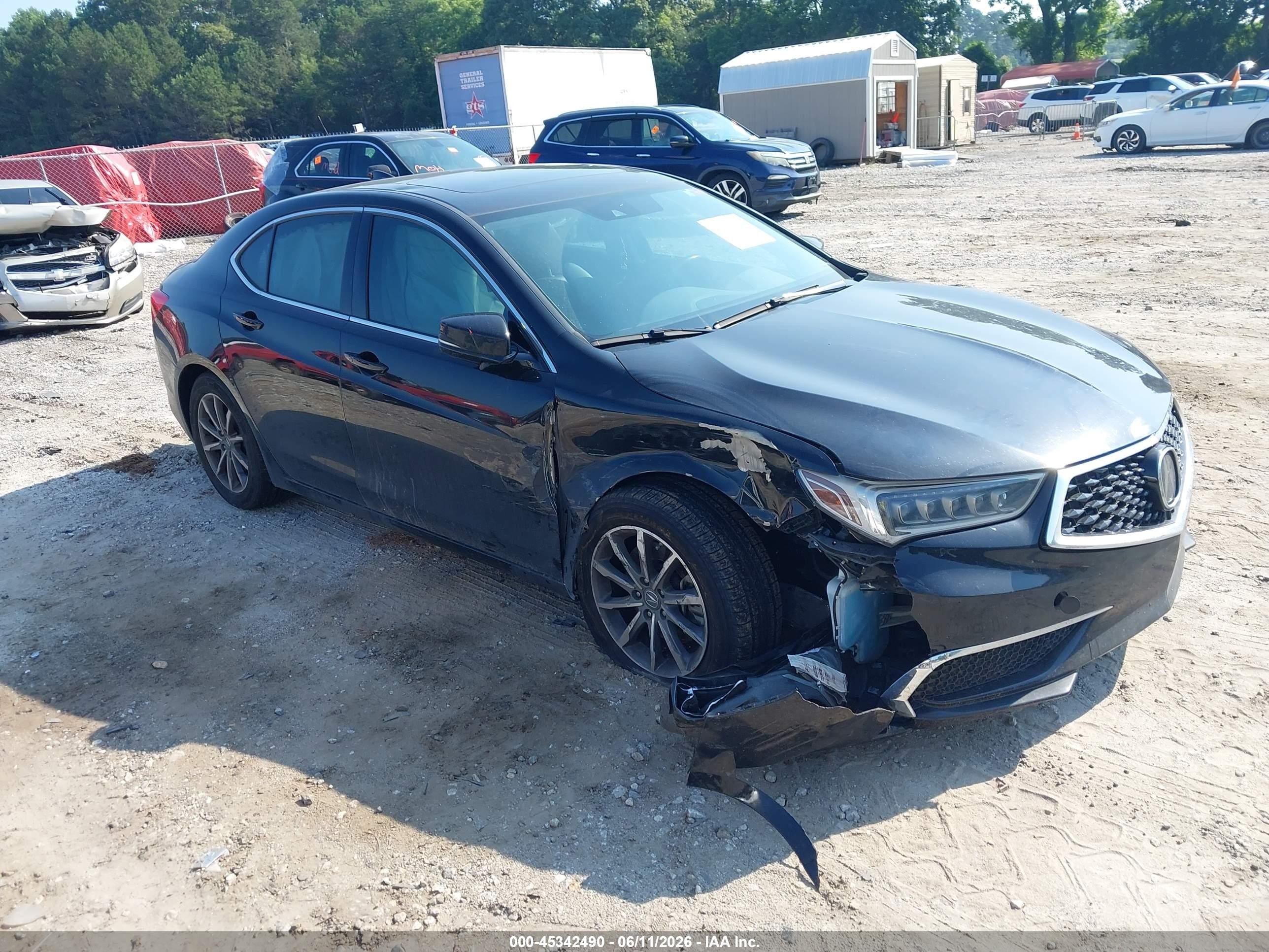 2018 Acura Tlx VIN 19UUB1F33JA006729 IAAI salvage auction — Mechanical, Salvage (North Carolina), sold $1,575 on 2026-09-04 (photo 1)