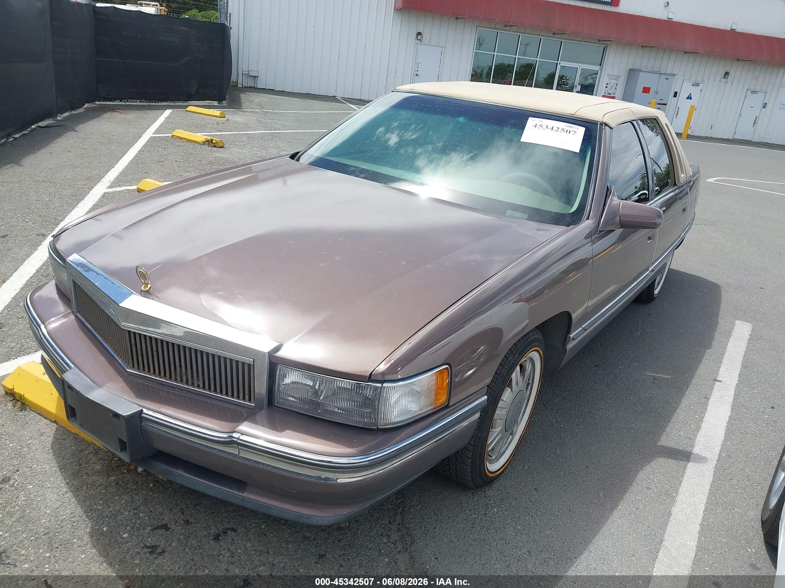 1995 Cadillac Deville VIN 1G6KD52B1SU231173 IAAI salvage auction — Unknown, Clear - Dealer Only (California), sold $775 on 2026-07-02 (photo 2)