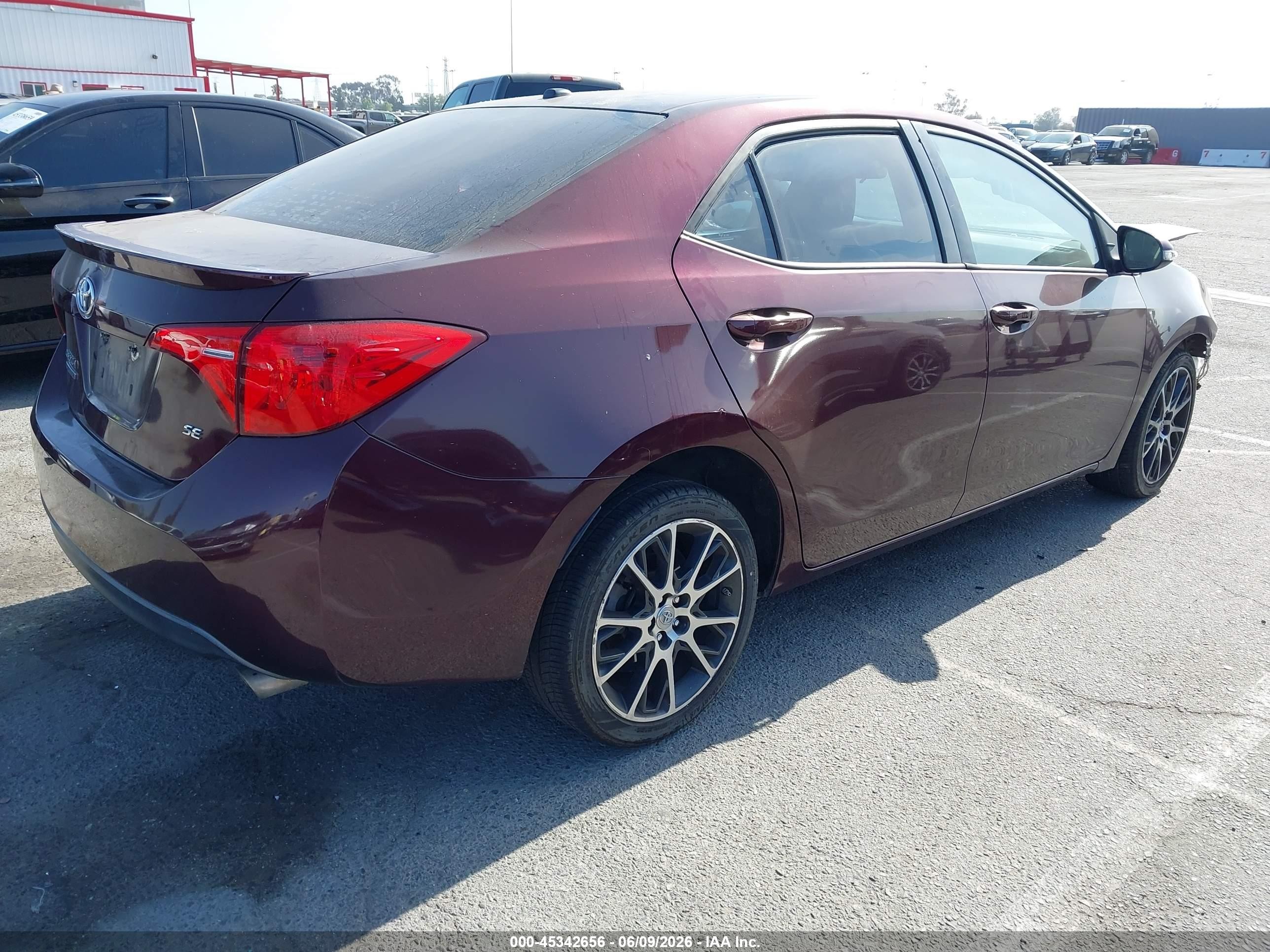 2017 Toyota Corolla VIN 5YFBURHE3HP607416 IAAI salvage auction — Front End, Salvage (California), sold $2,300 on 2026-07-09 (photo 4)