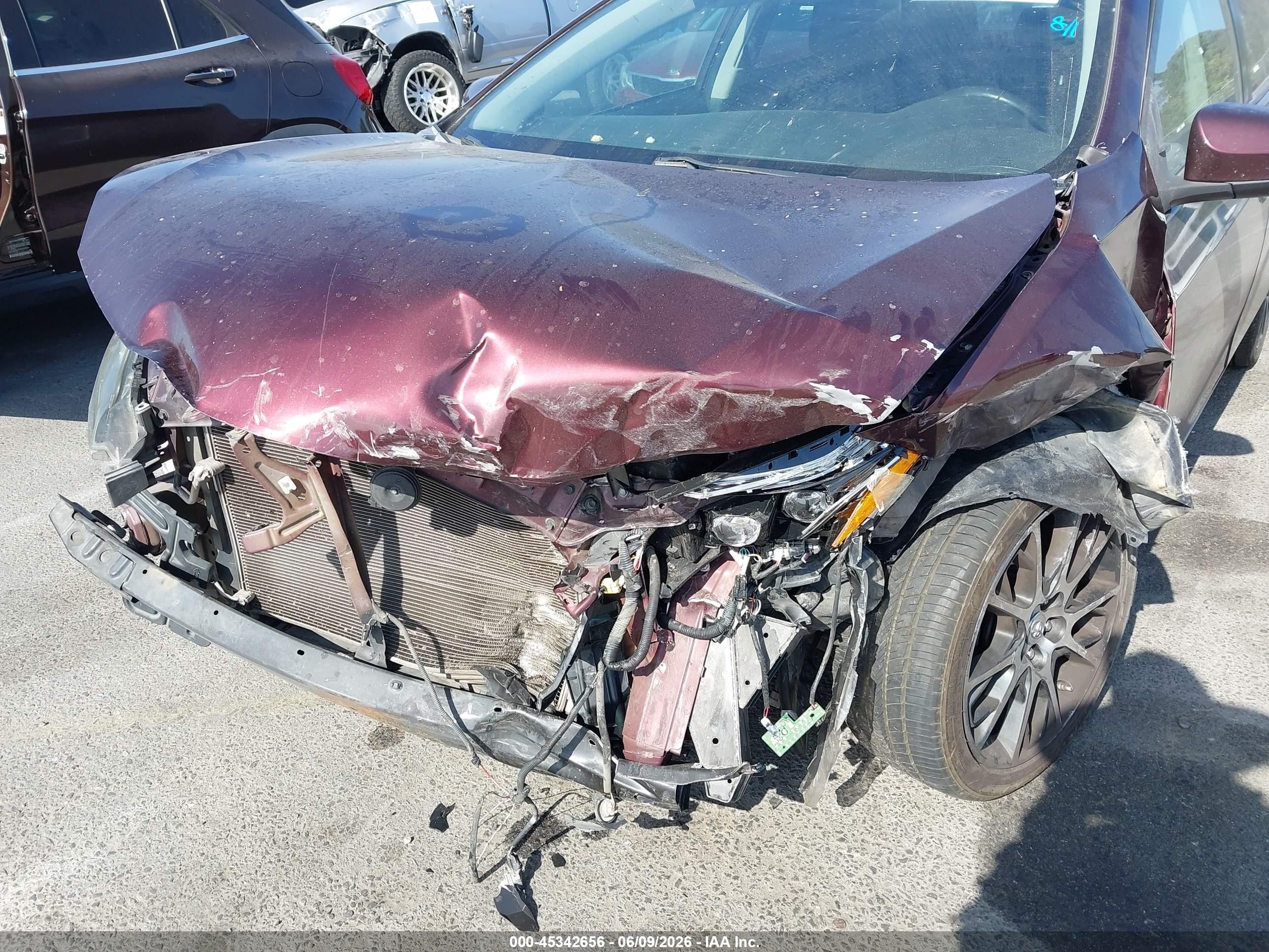2017 Toyota Corolla VIN 5YFBURHE3HP607416 IAAI salvage auction — Front End, Salvage (California), sold $2,300 on 2026-07-09 (photo 6)