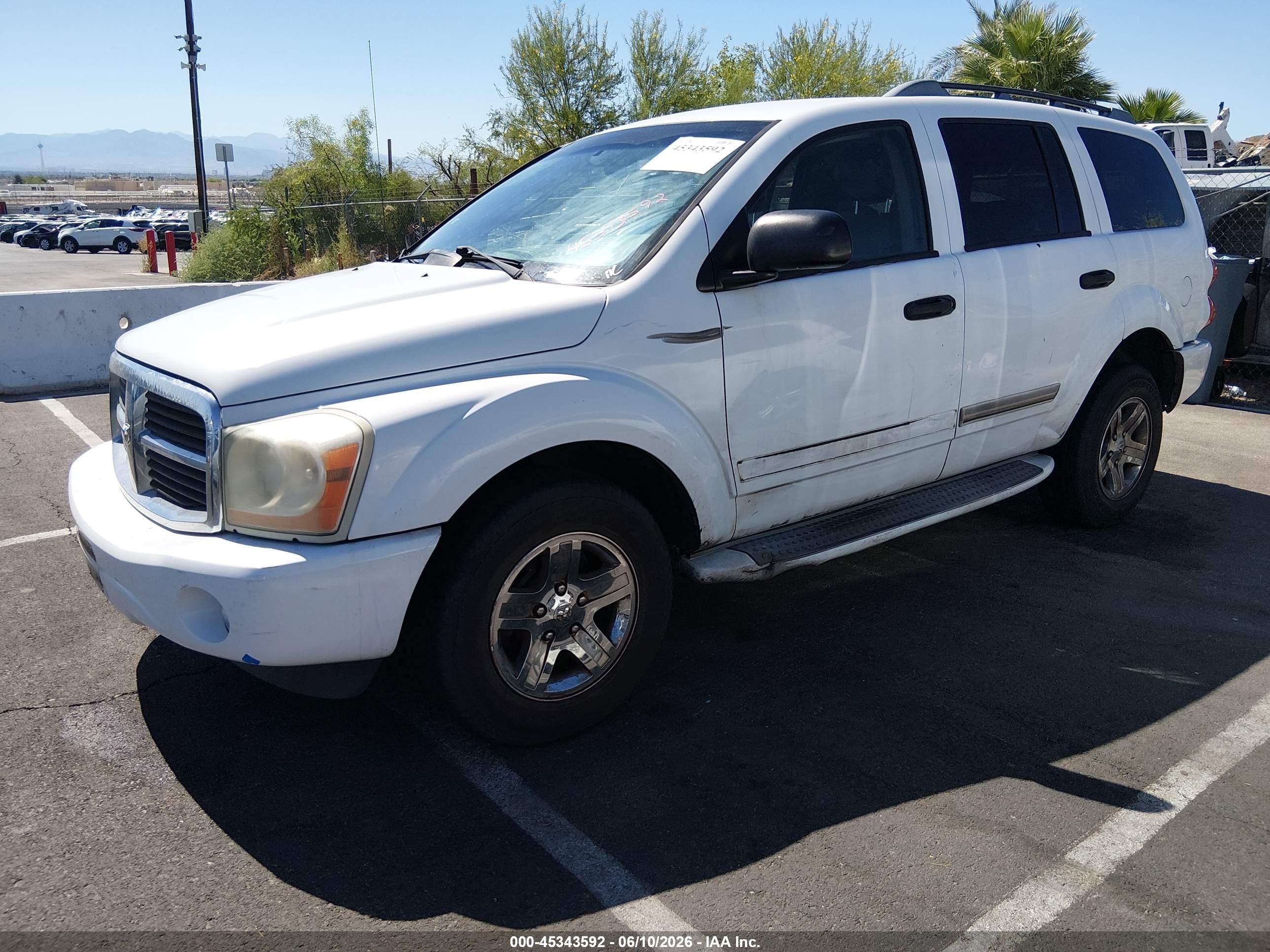 2005 Dodge Durango VIN 1D4HD58D05F622732 IAAI salvage auction — Rear End, Clear (Nevada), sold $100 on 2026-07-01 (photo 2)