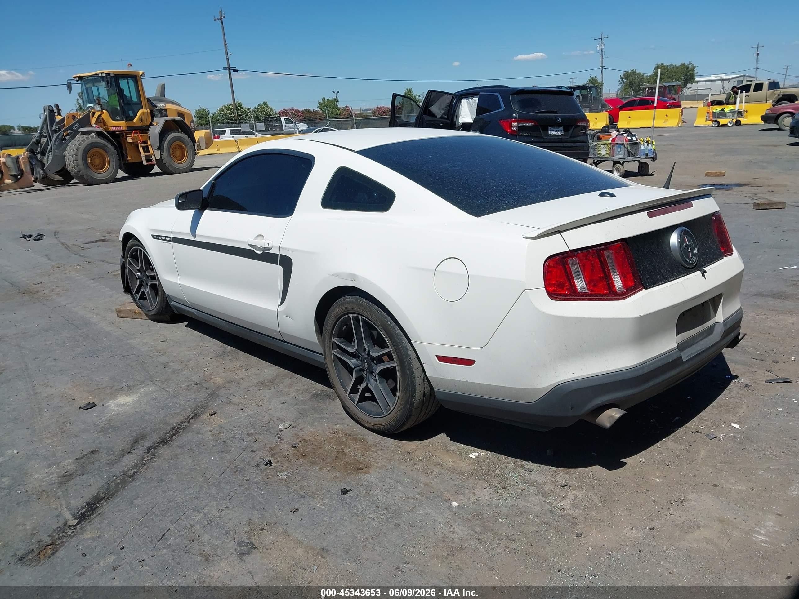 2012 Ford Mustang VIN 1ZVBP8AM1C5268130 IAAI salvage auction — Front End, Salvage (California), sold $700 on 2026-07-09 (photo 3)