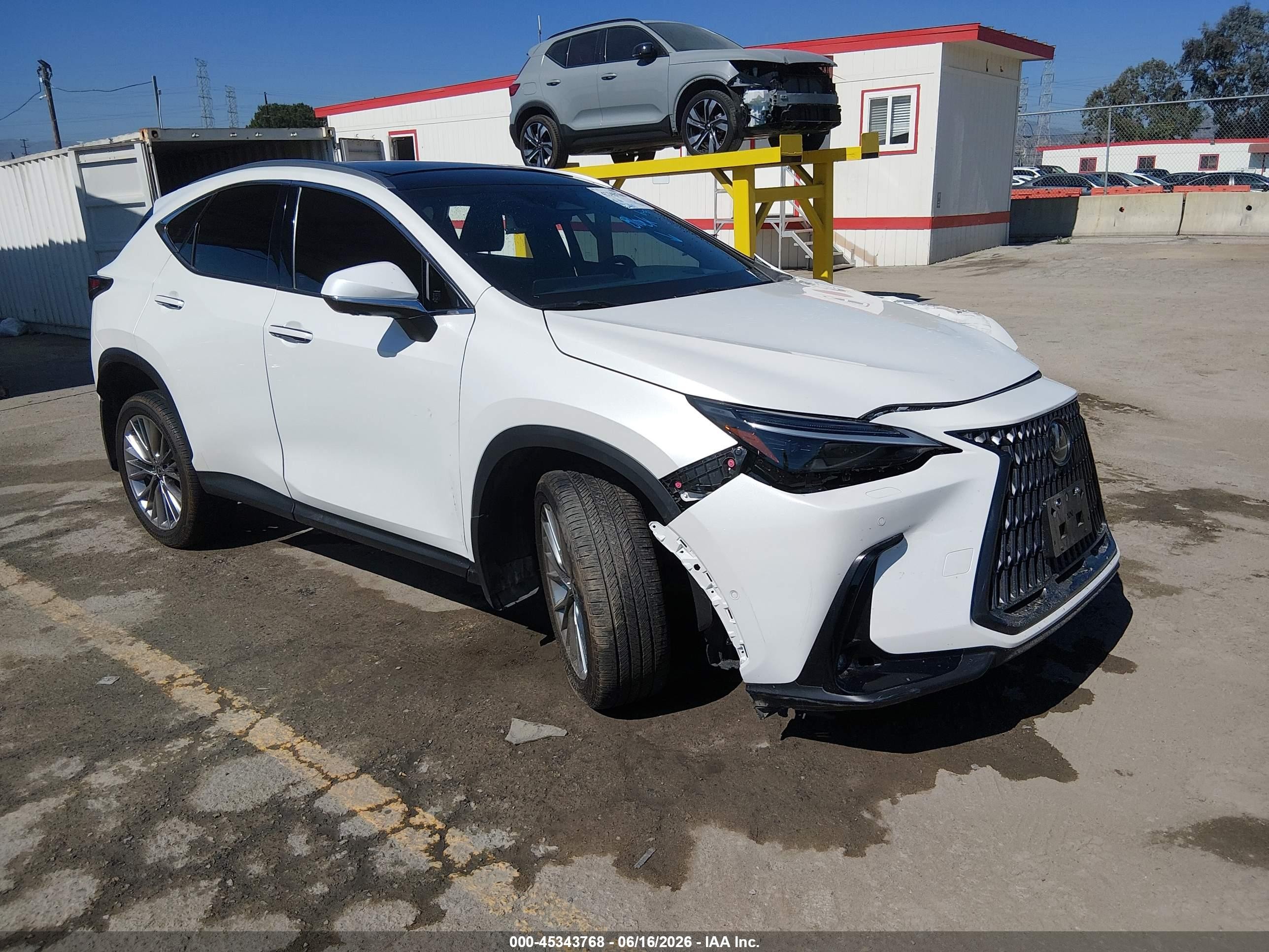 2024 Lexus NX 350h VIN JTJHKCEZXR2019269 — IAAI salvage auction photo