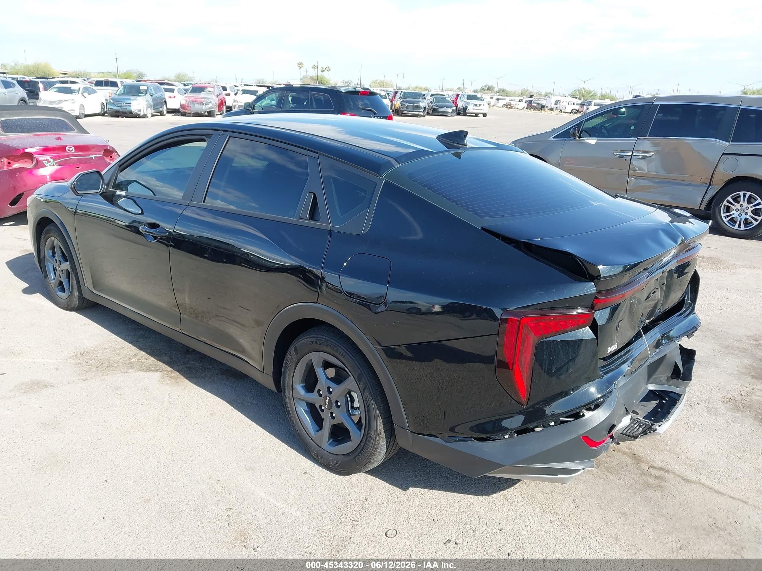2026 Kia K4 VIN 3KPFT4DE2TE320009 IAAI salvage auction — Rear End, Salvage (Arizona), sold $7,300 on 2026-09-10 (photo 3)
