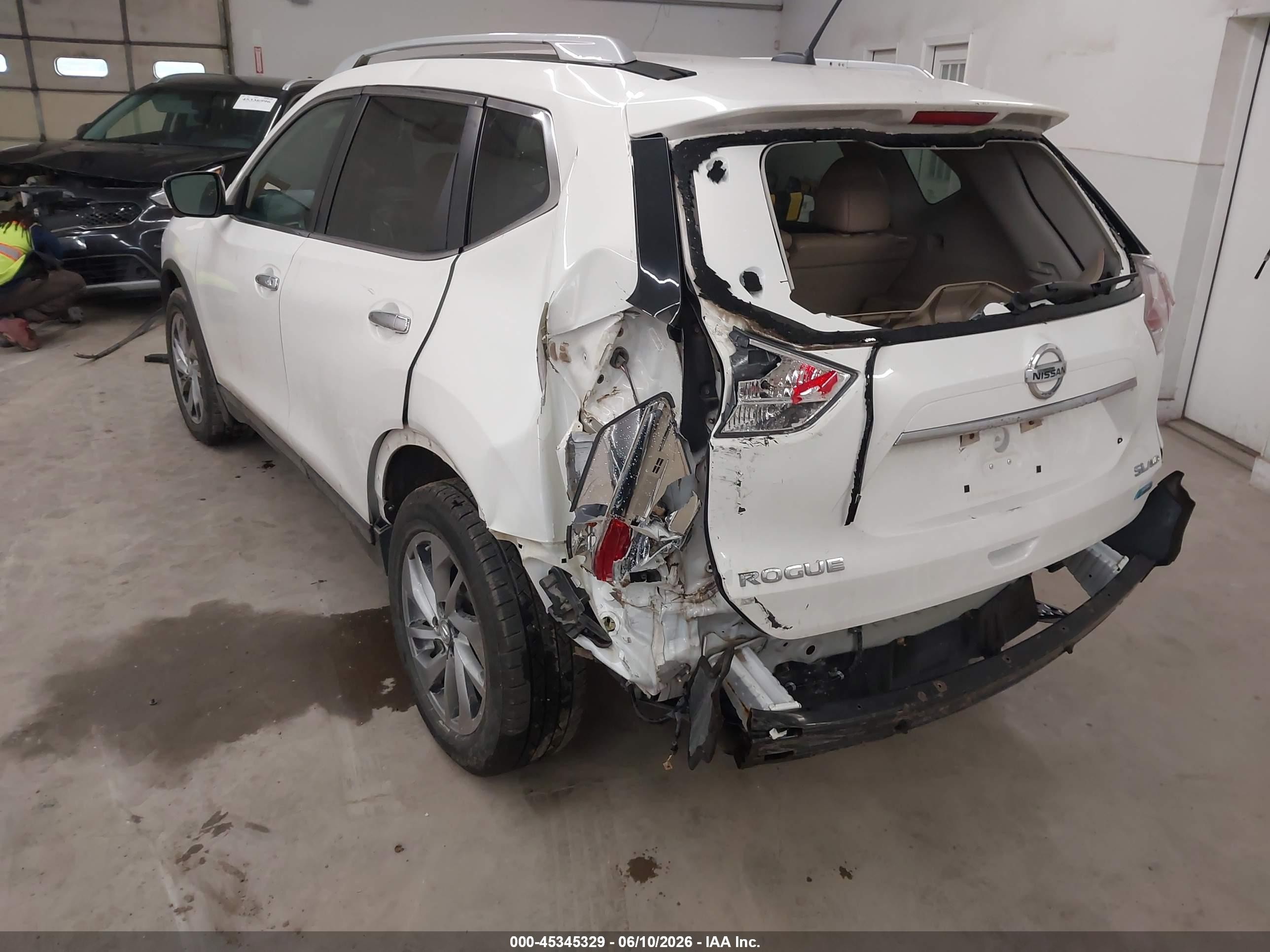 2014 Nissan Rogue VIN 5N1AT2MV7EC819960 IAAI salvage auction — Rear End, Salvage (Iowa), sold $750 on 2026-09-08 (photo 3)