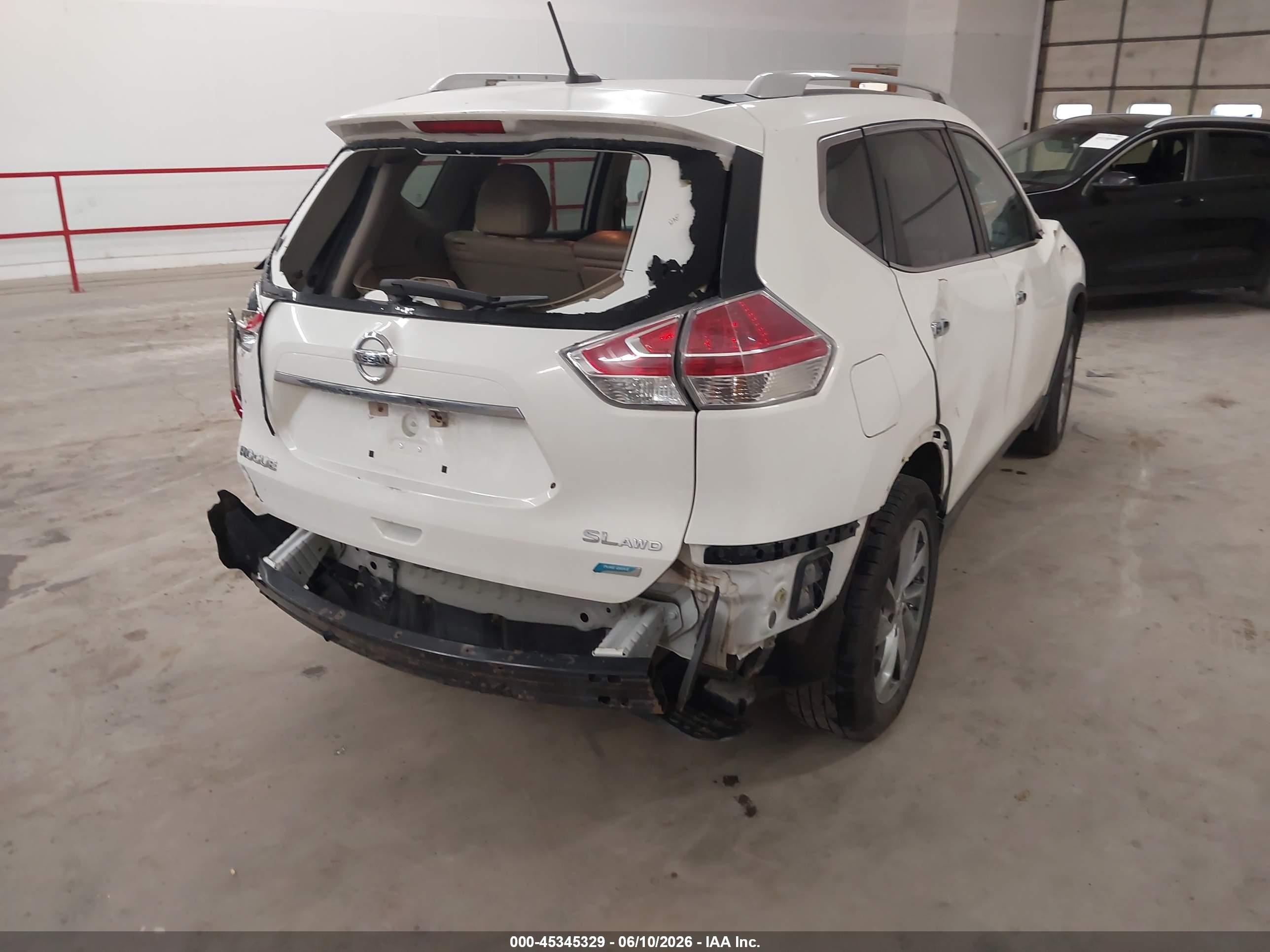 2014 Nissan Rogue VIN 5N1AT2MV7EC819960 IAAI salvage auction — Rear End, Salvage (Iowa), sold $750 on 2026-09-08 (photo 4)