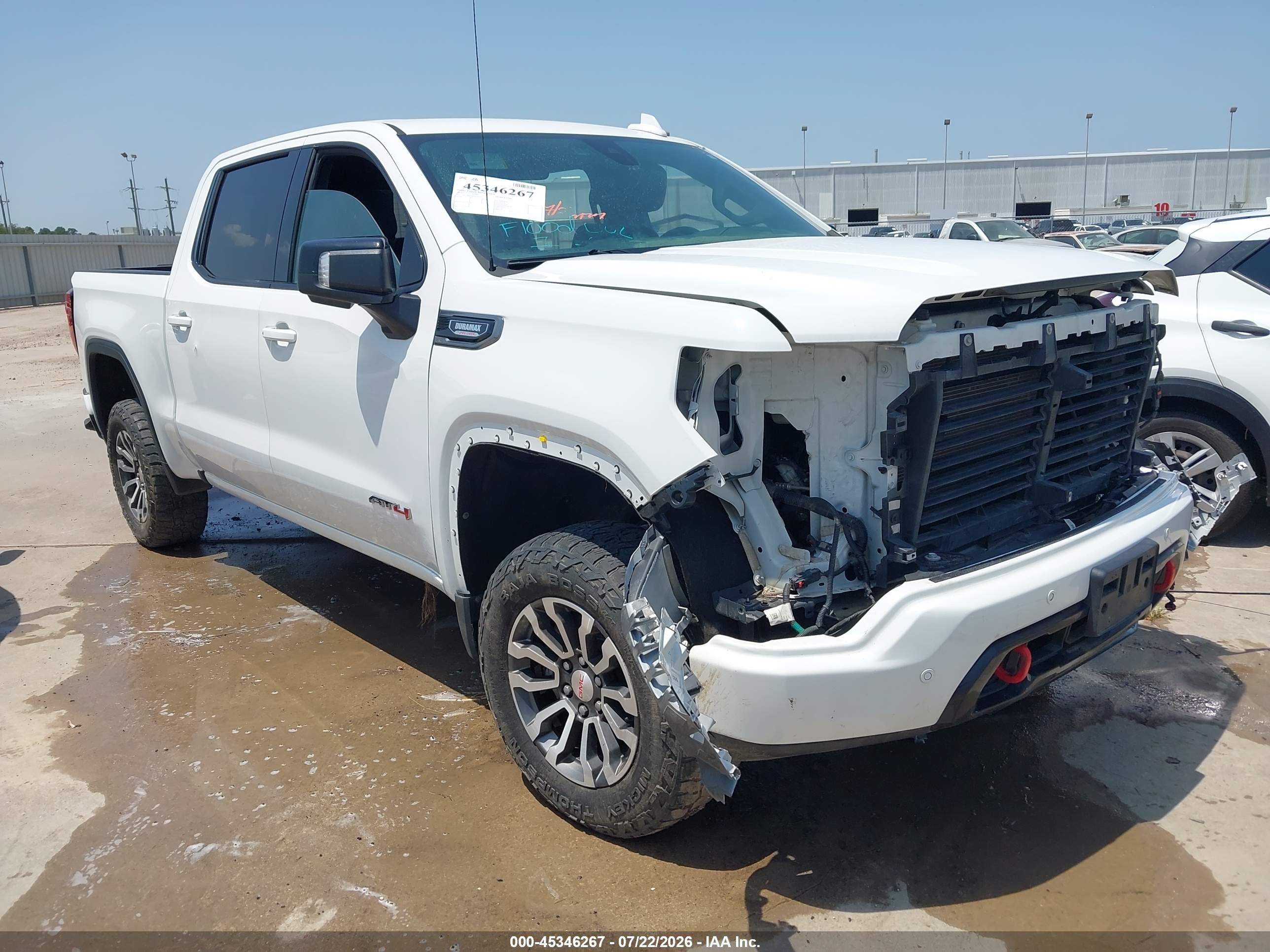 2021 GMC Sierra 1500 VIN 3GTU9EET4MG185579 — IAAI salvage auction photo