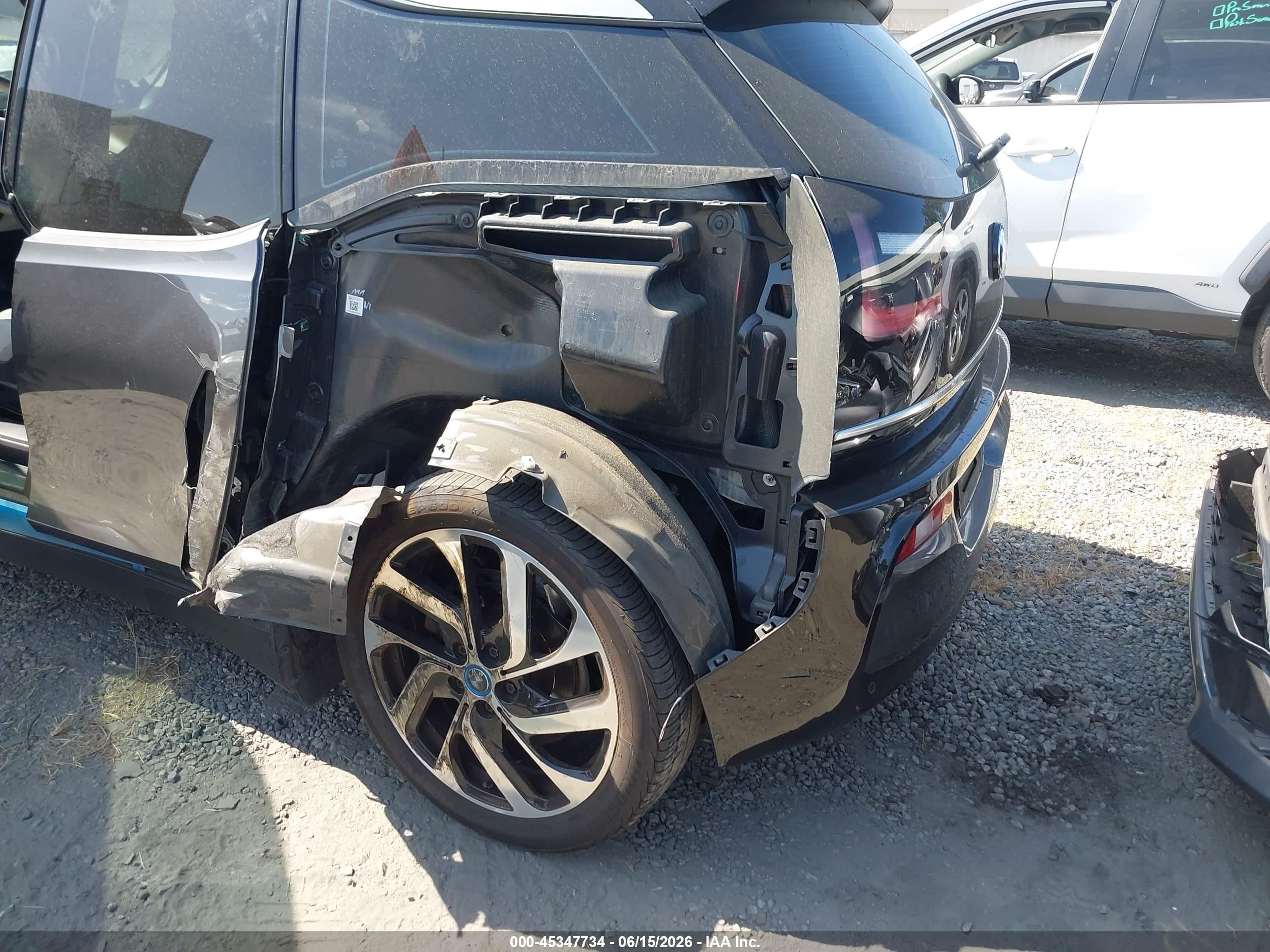 2019 BMW i3 VIN WBY8P4C5XK7E02567 IAAI salvage auction — Rear End, Salvage Certificate (California), sold $5,100 on 2026-07-11 (photo 6)