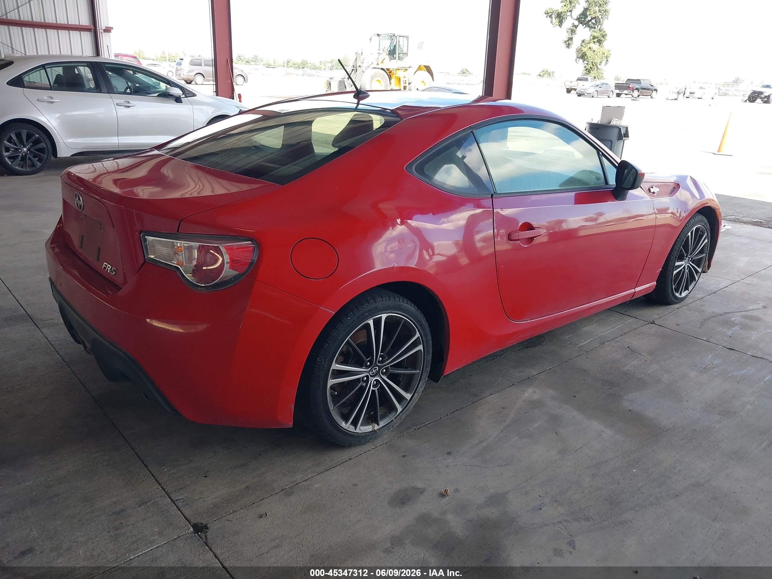 2014 Scion Fr-s VIN JF1ZNAA1XE9700607 IAAI salvage auction — Normal Wear, Clear - Dealer Only (California), sold $2,000 on 2026-09-08 (photo 4)