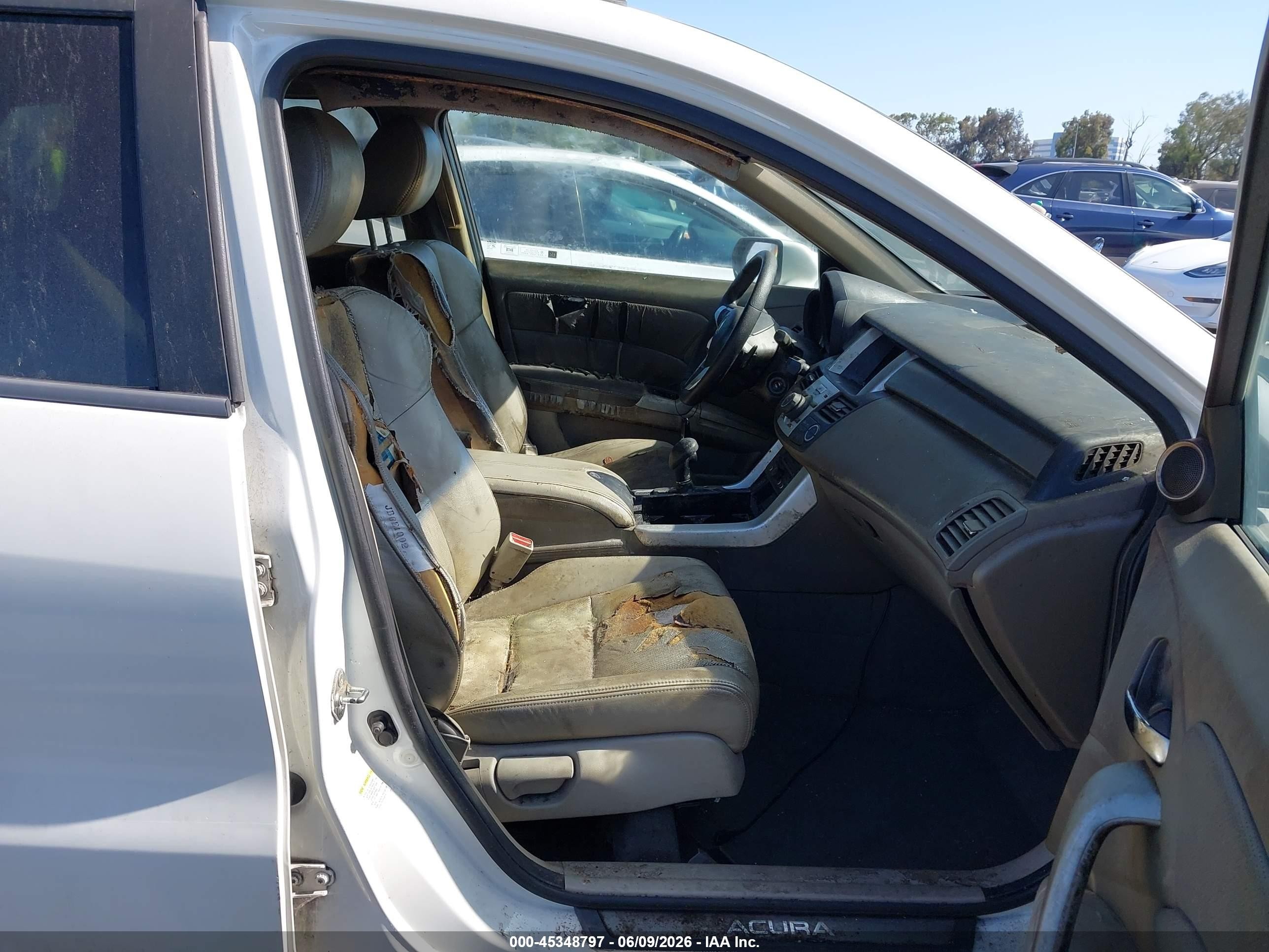 2007 Acura RDX VIN 5J8TB18547A008184 IAAI salvage auction — Normal Wear, Clear - Dealer Only (California), sold $300 on 2026-07-09 (photo 5)