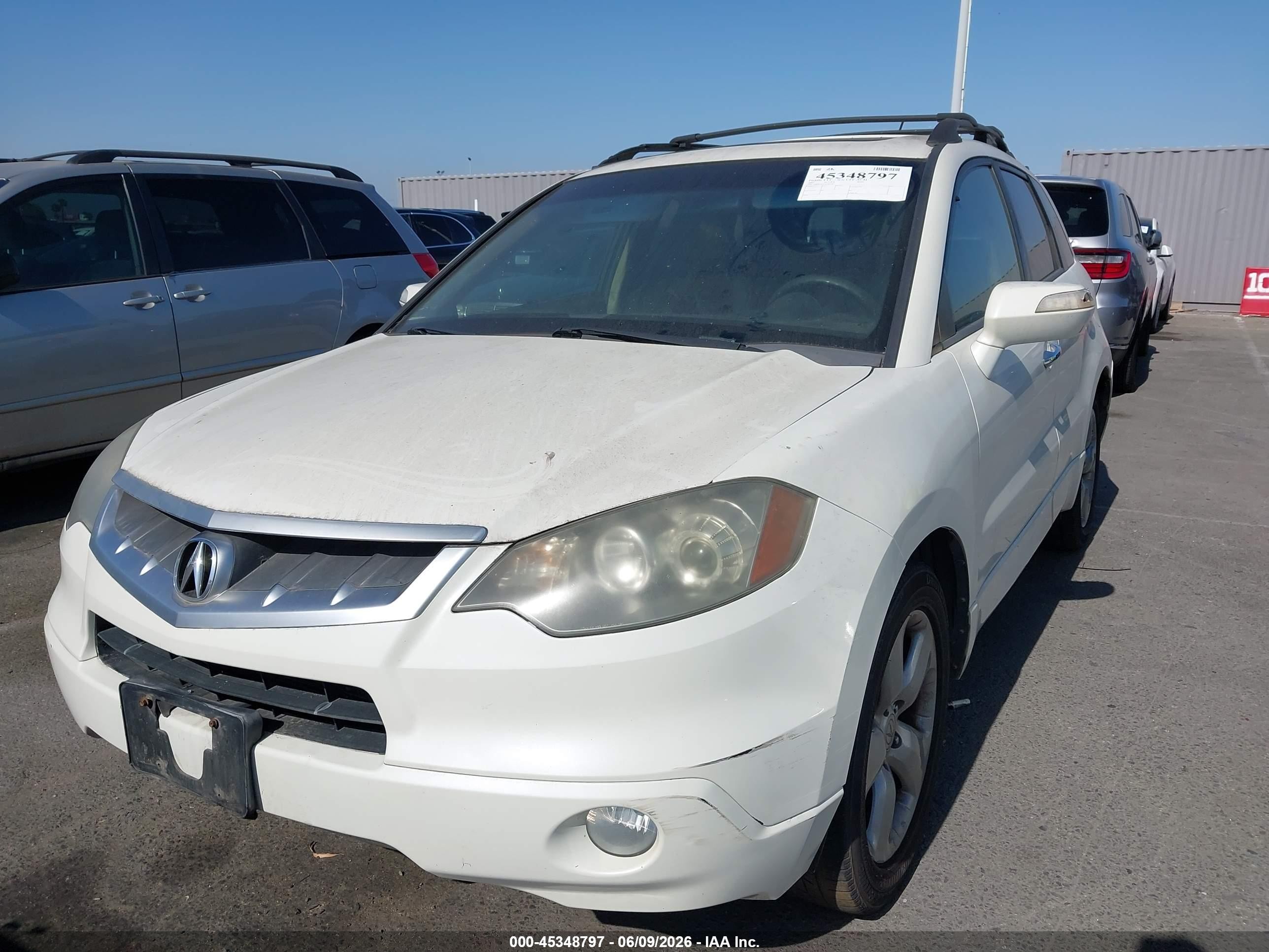 2007 Acura RDX VIN 5J8TB18547A008184 IAAI salvage auction — Normal Wear, Clear - Dealer Only (California), sold $300 on 2026-07-09 (photo 6)