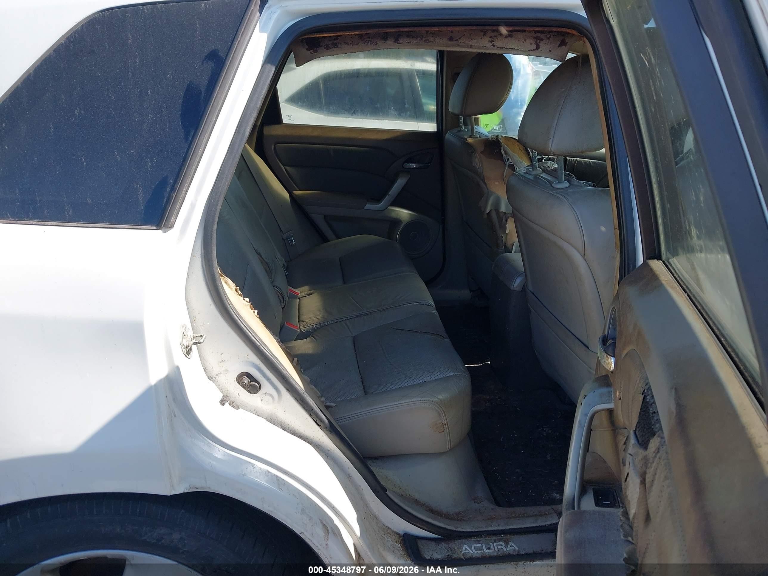 2007 Acura RDX VIN 5J8TB18547A008184 IAAI salvage auction — Normal Wear, Clear - Dealer Only (California), sold $300 on 2026-07-09 (photo 8)