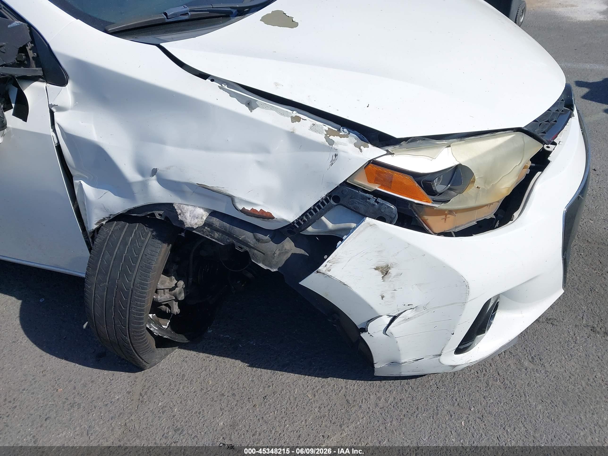 2014 Toyota Corolla VIN 5YFBURHE6EP112932 IAAI salvage auction — Unknown, Salvage (California), sold $1,950 on 2026-07-09 (photo 6)