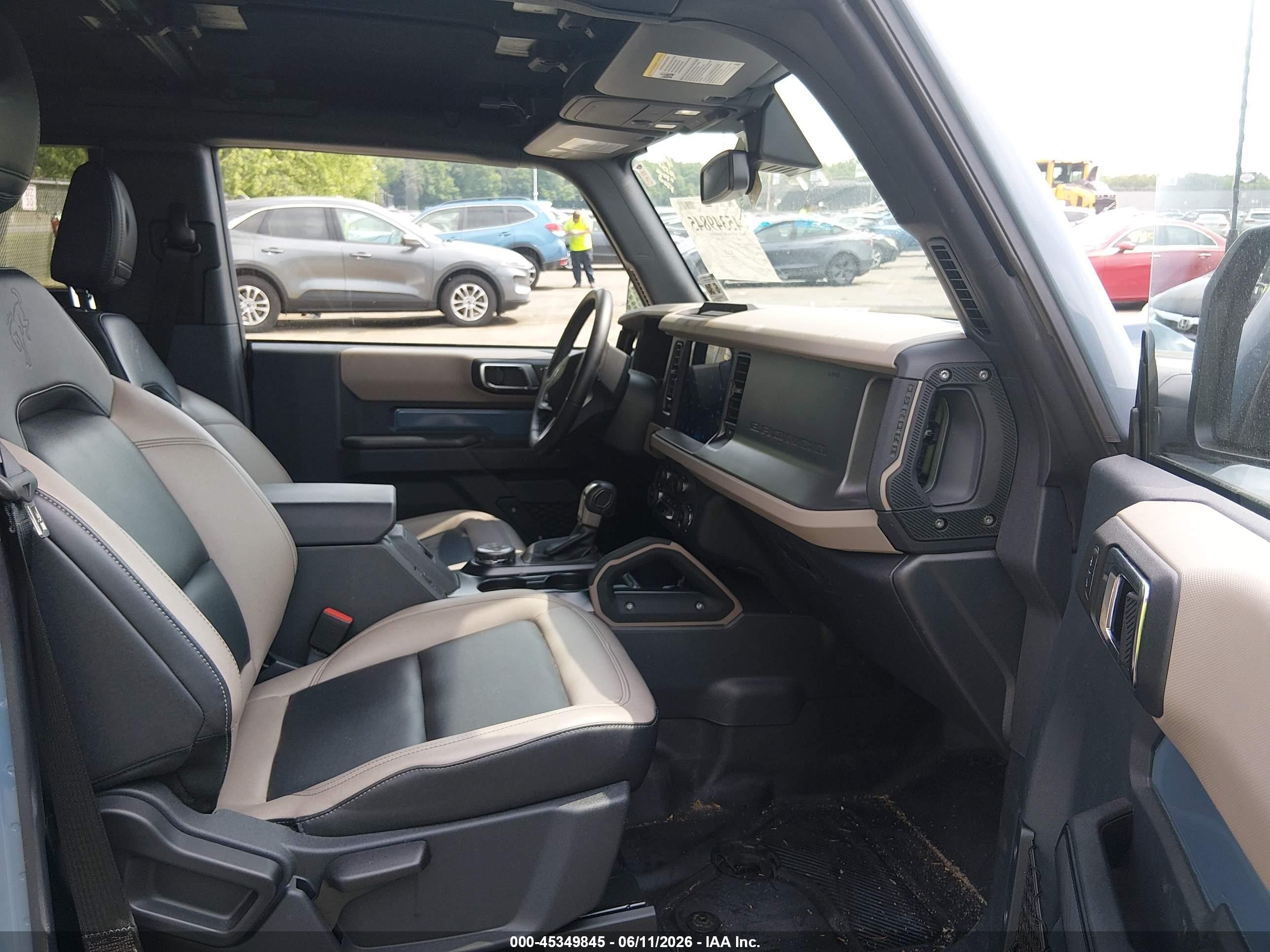 2024 Ford Bronco VIN 1FMDE7AHXRLA85162 IAAI salvage auction — Front End, Salvage (New Jersey), sold $11,250 on 2026-09-08 (photo 5)