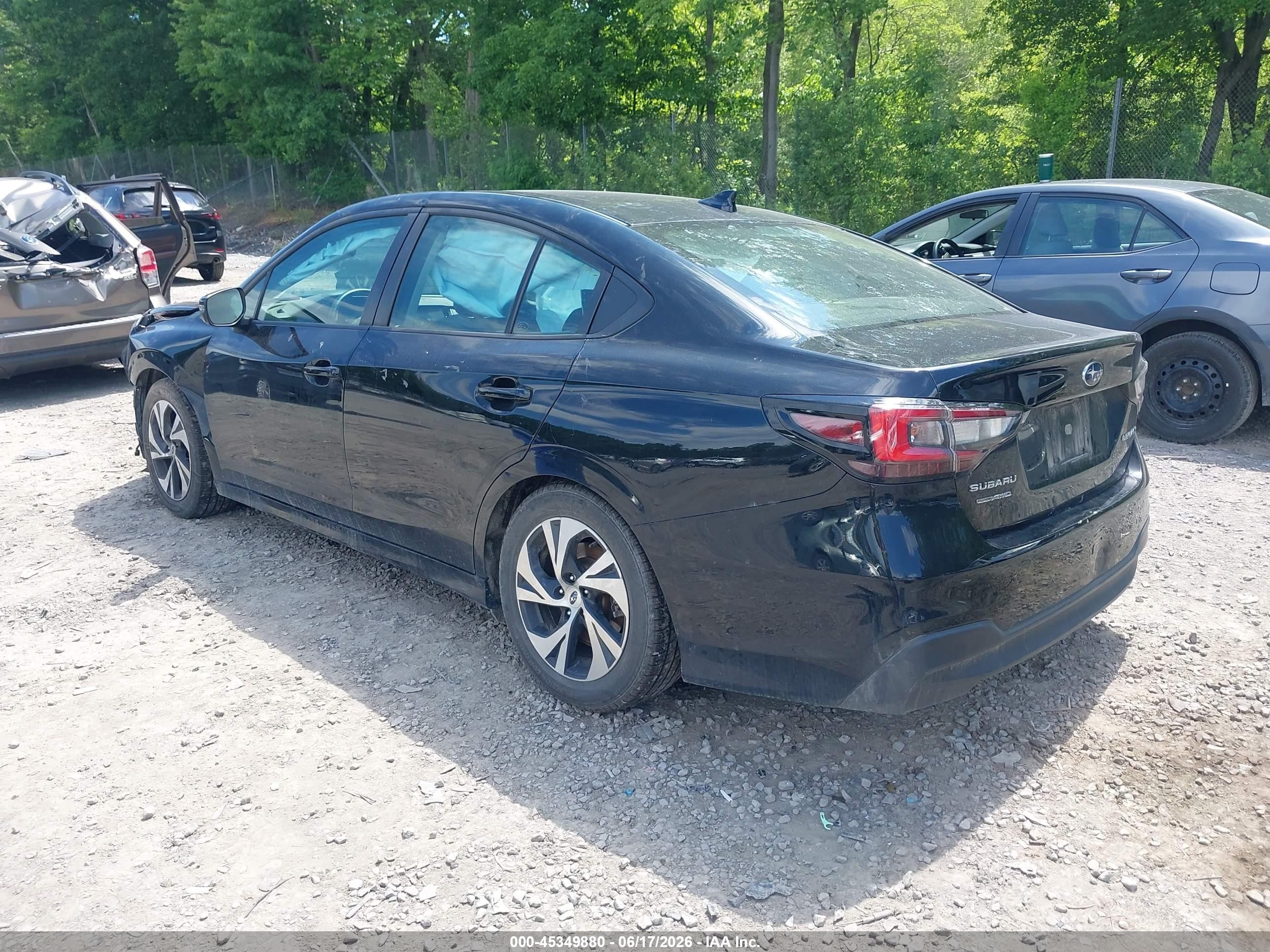 2024 Subaru LEGACY VIN 4S3BWAD60R3012835 IAAI salvage auction — Unknown, Mv-907A (New York), sold $525 on 2026-09-08 (photo 3)