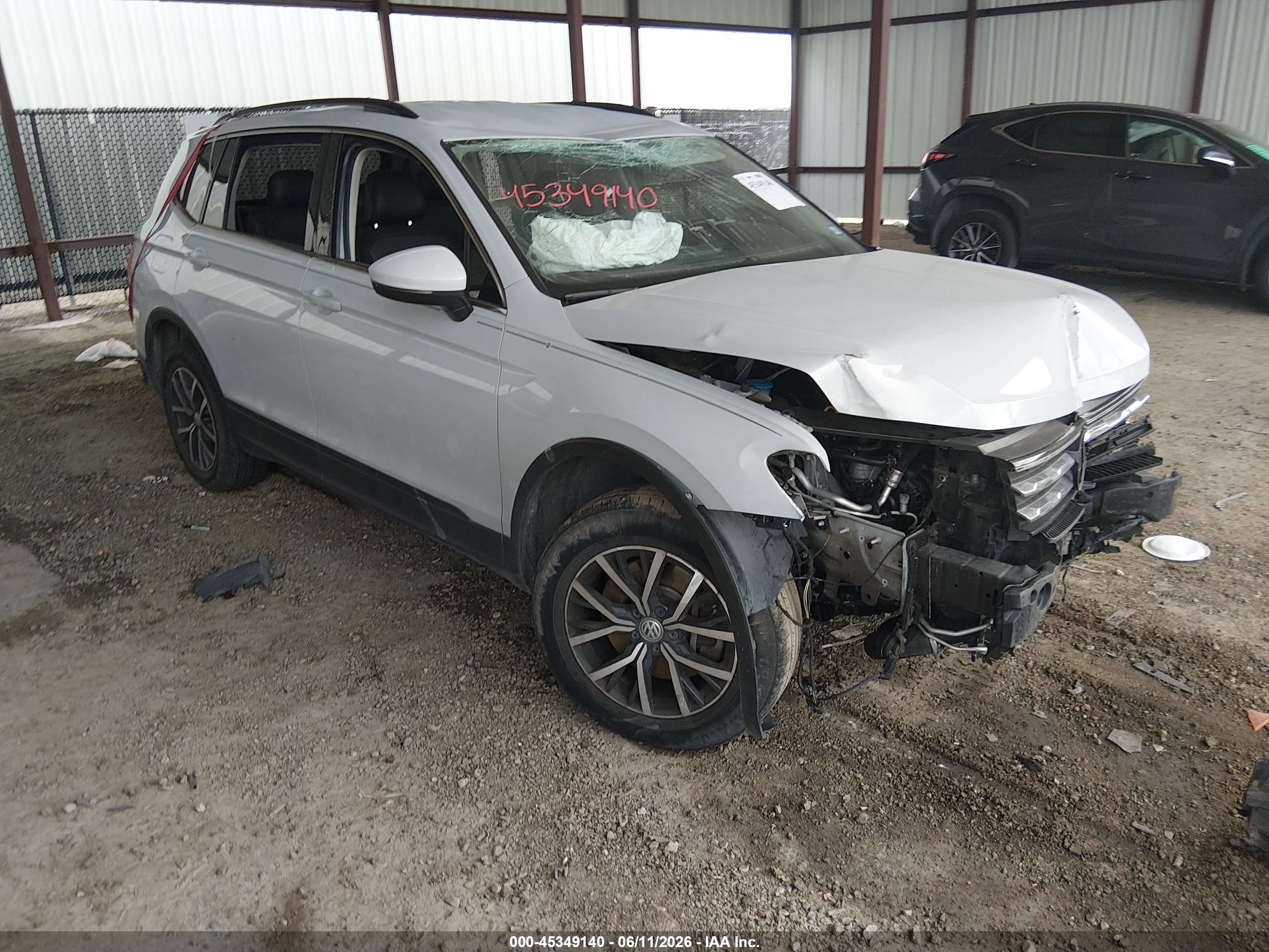 2019 Volkswagen Tiguan VIN 3VV3B7AX5KM050437 IAAI salvage auction — Front End, Salvage (Texas), sold $1,100 on 2026-08-25 (photo 1)