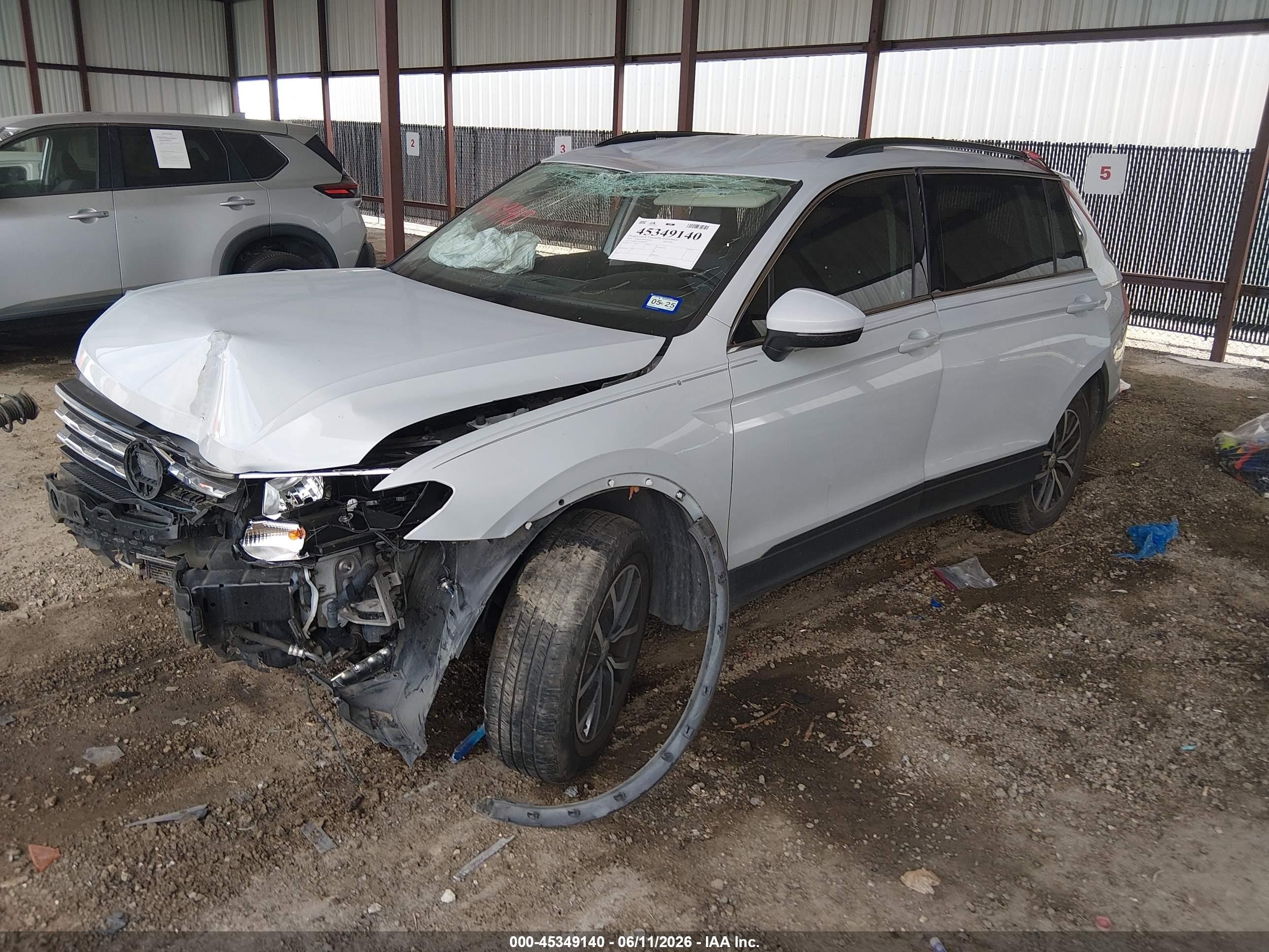 2019 Volkswagen Tiguan VIN 3VV3B7AX5KM050437 IAAI salvage auction — Front End, Salvage (Texas), sold $1,100 on 2026-08-25 (photo 2)
