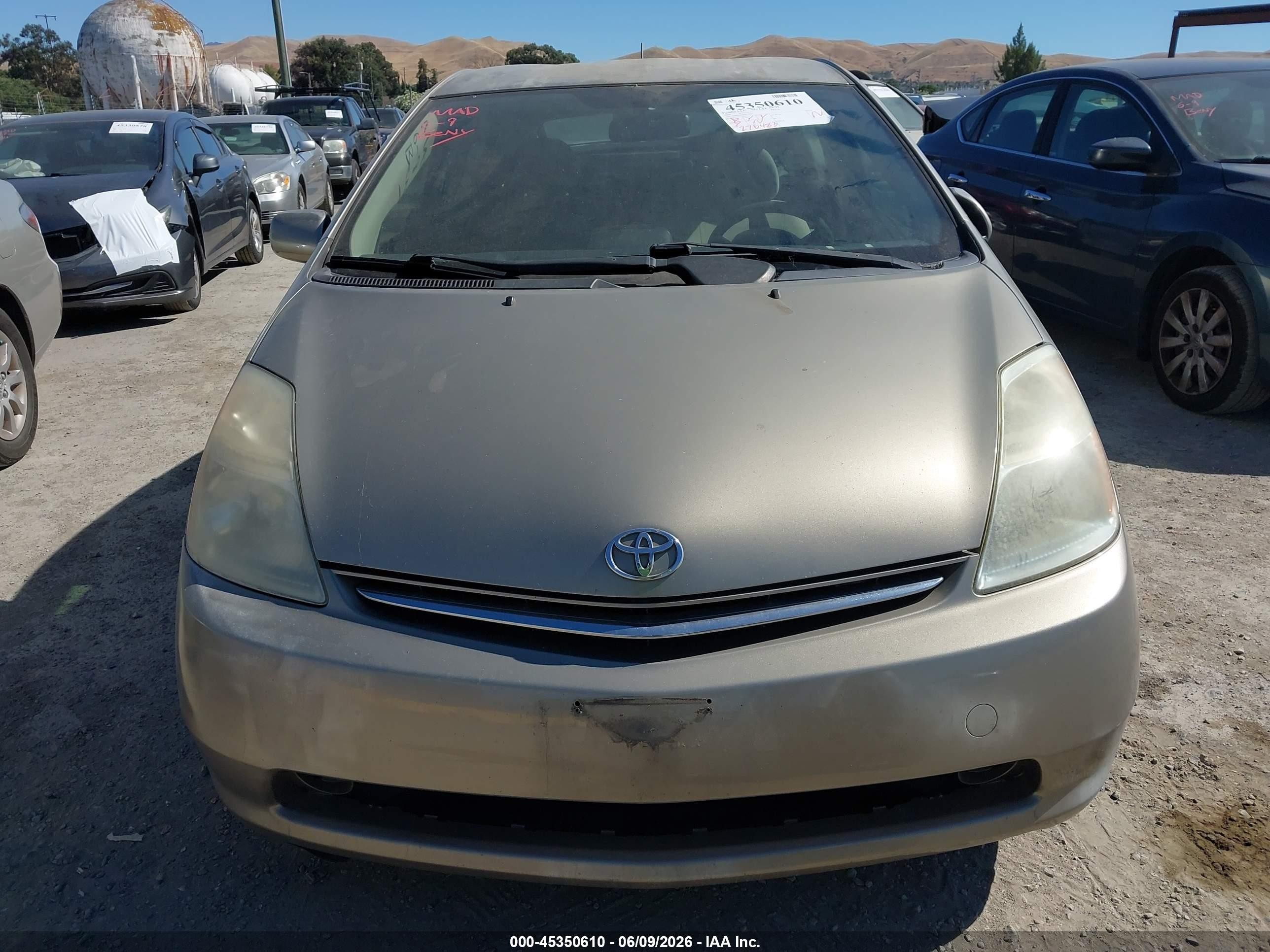 2008 Toyota Prius VIN JTDKB20U687729768 IAAI salvage auction — Normal Wear, Clear - Dealer Only (California), sold $350 on 2026-07-09 (photo 6)