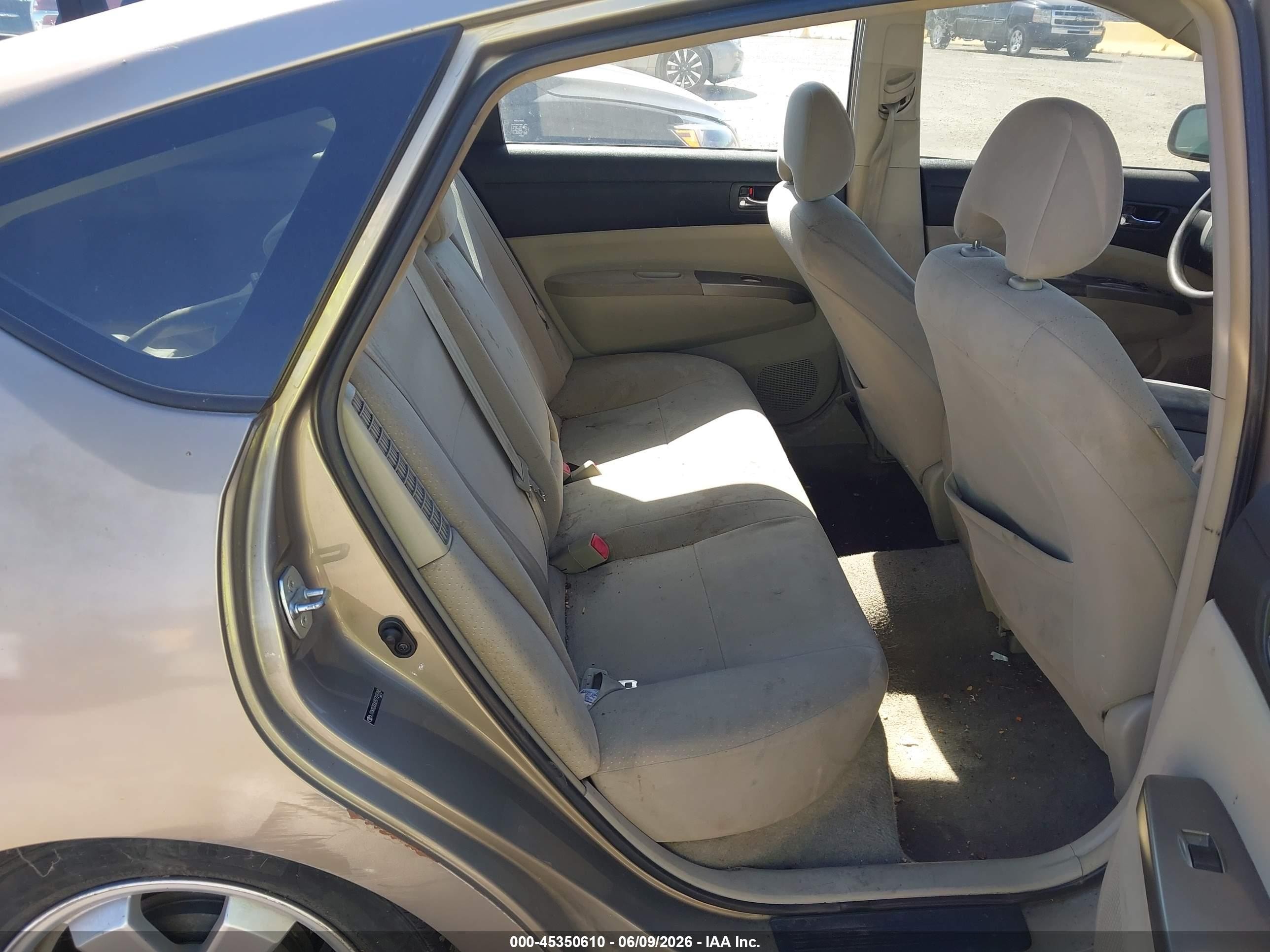2008 Toyota Prius VIN JTDKB20U687729768 IAAI salvage auction — Normal Wear, Clear - Dealer Only (California), sold $350 on 2026-07-09 (photo 8)