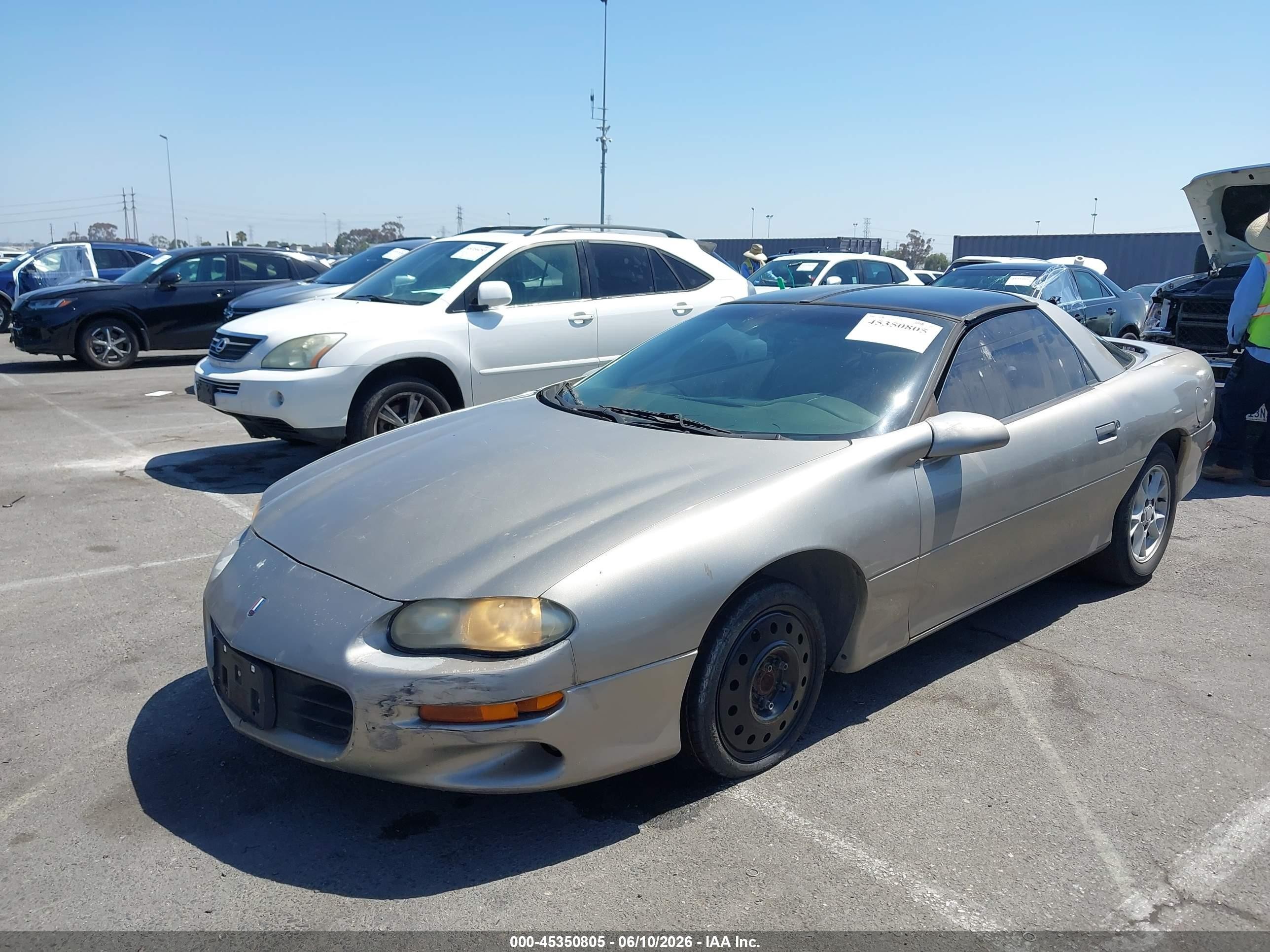 2002 Chevrolet Camaro VIN 2G1FP22K222128170 IAAI salvage auction — Normal Wear, Clear - Dealer Only (California), sold $350 on 2026-07-09 (photo 2)