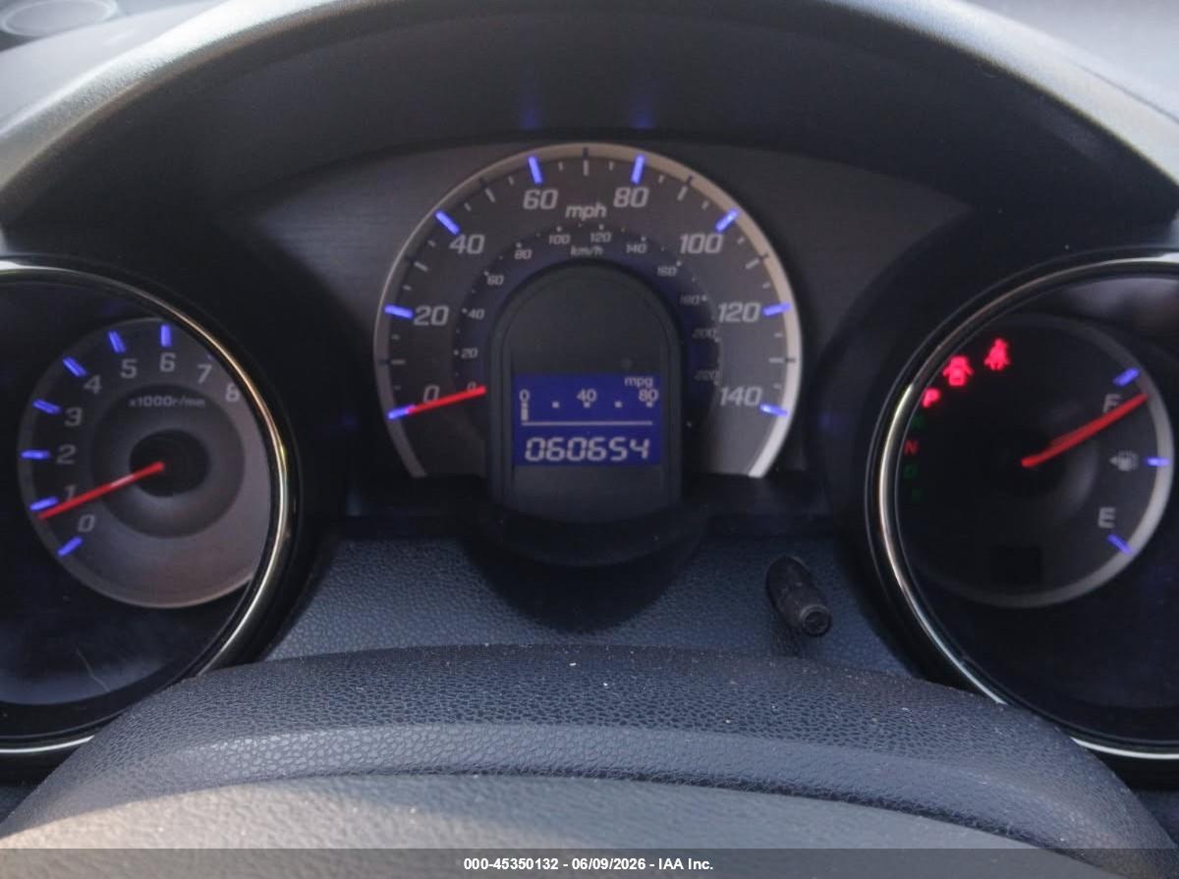 2012 Honda Fit VIN JHMGE8H58CC042044 IAAI salvage auction — Normal Wear, Salvage (California), sold $1,200 on 2026-06-25 (photo 7)