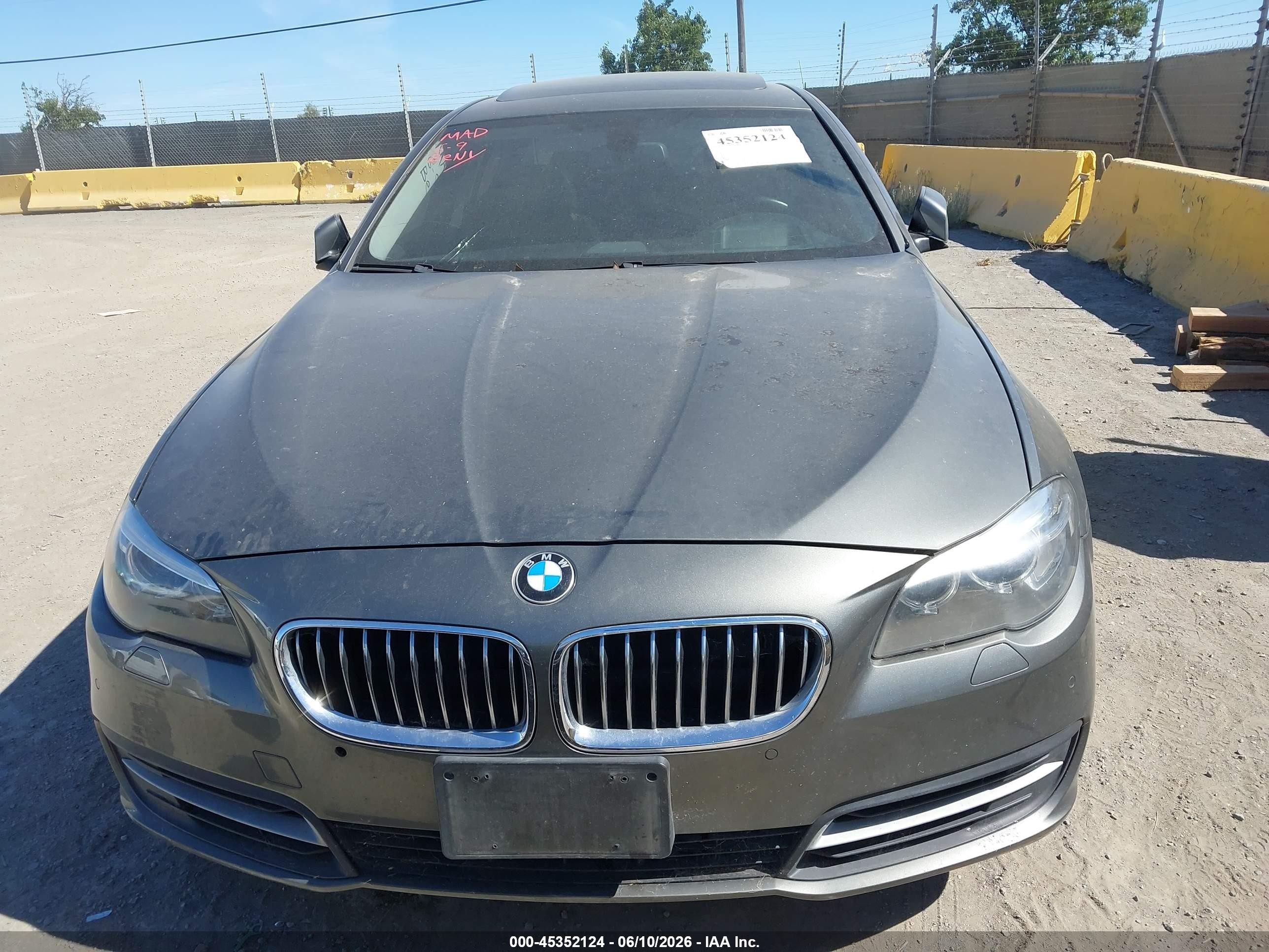 2014 BMW 5 Series VIN WBA5B1C59ED483496 IAAI salvage auction — Normal Wear, Clear - Dealer Only (California), sold $1,450 on 2026-07-02 (photo 6)