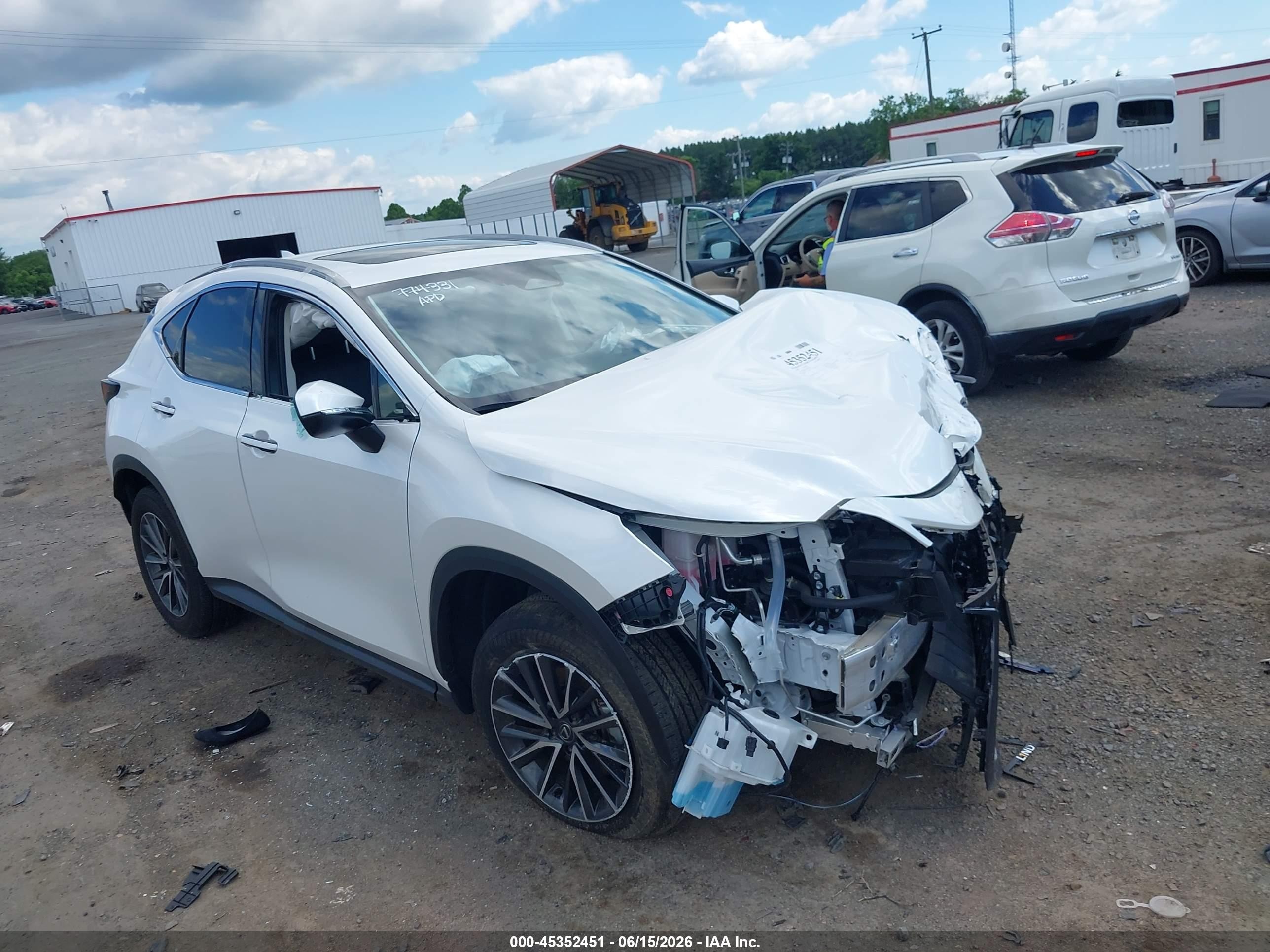 2024 Lexus NX 350h VIN JTJGKCEZ3R5020676 — IAAI salvage auction photo
