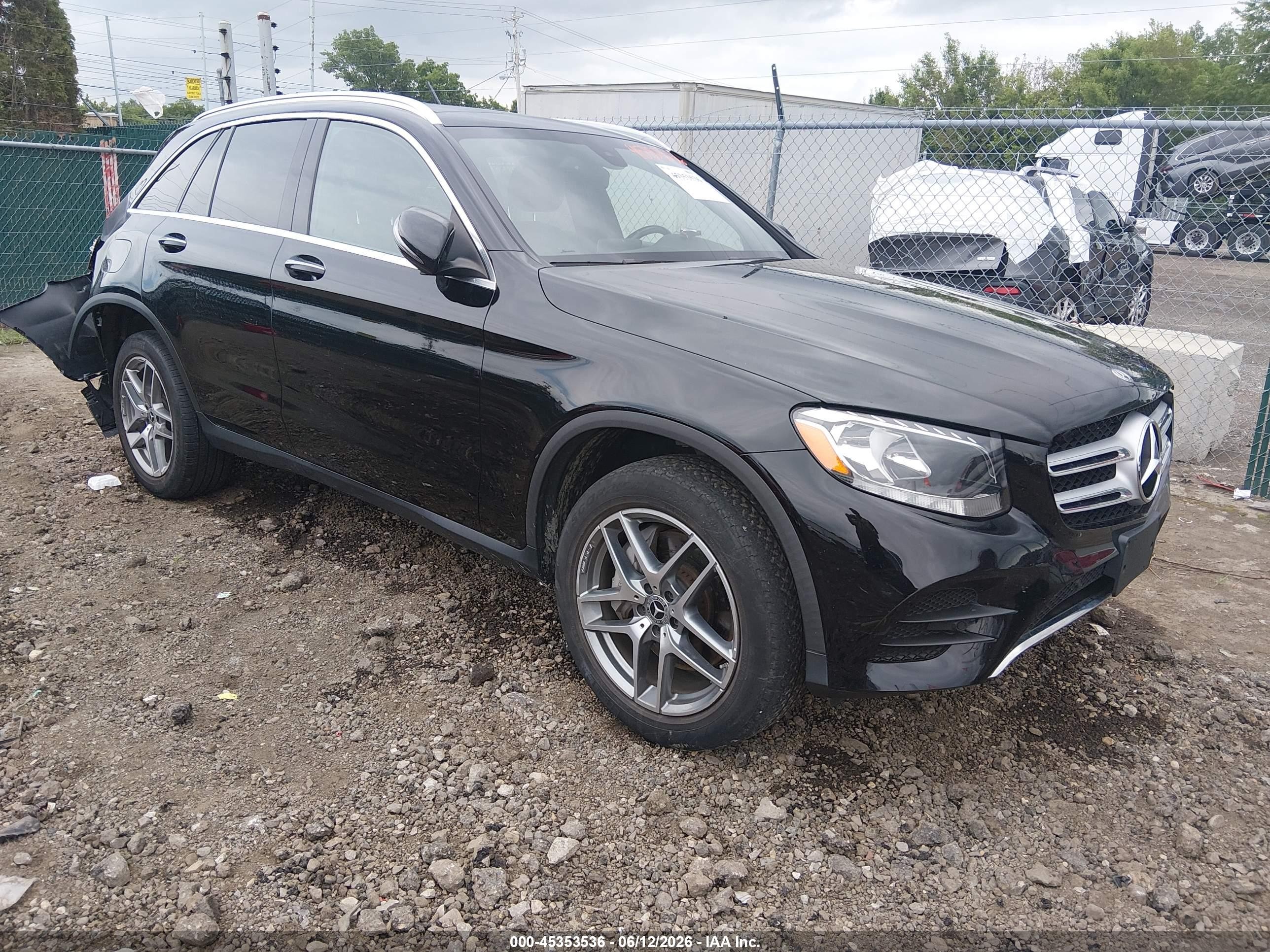 2019 Mercedes-Benz GLC-Class VIN WDC0G4KB2KV145445 — IAAI salvage auction photo