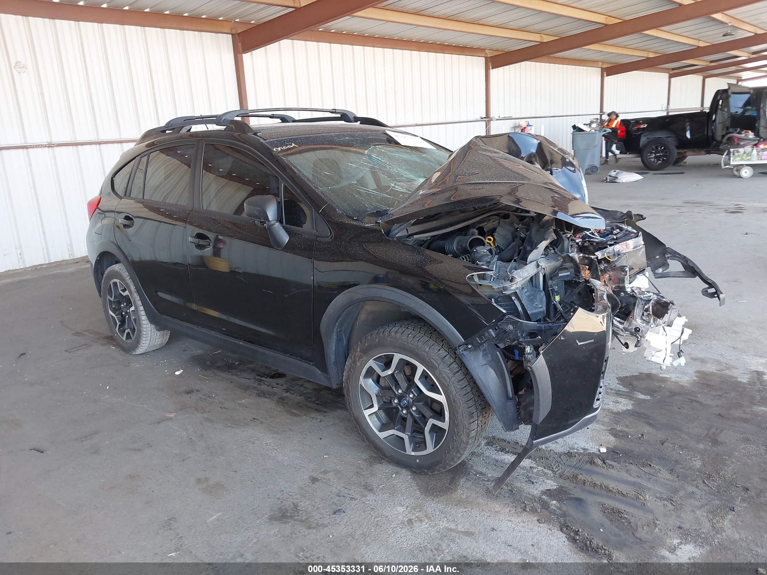 2017 Subaru Crosstrek VIN JF2GPAAC5HG278471 IAAI salvage auction — Front End, Salvage (California), sold $325 on 2026-07-09 (photo 1)
