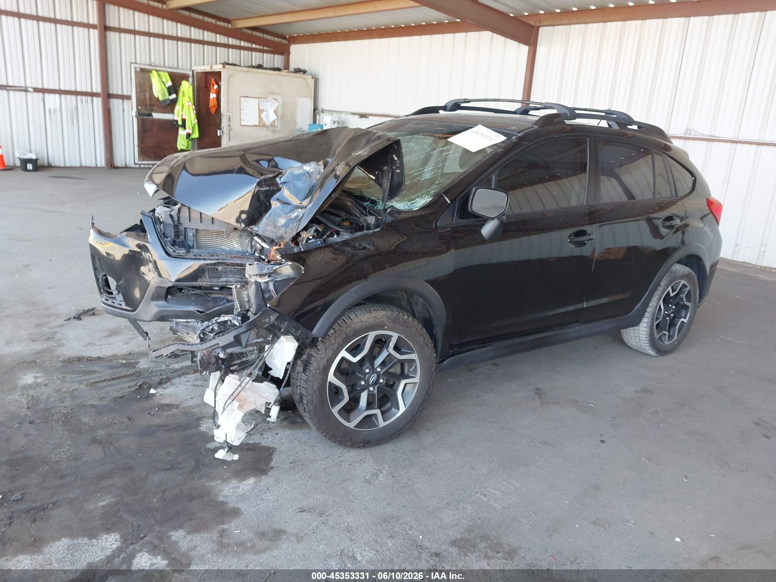2017 Subaru Crosstrek VIN JF2GPAAC5HG278471 IAAI salvage auction — Front End, Salvage (California), sold $325 on 2026-07-09 (photo 2)