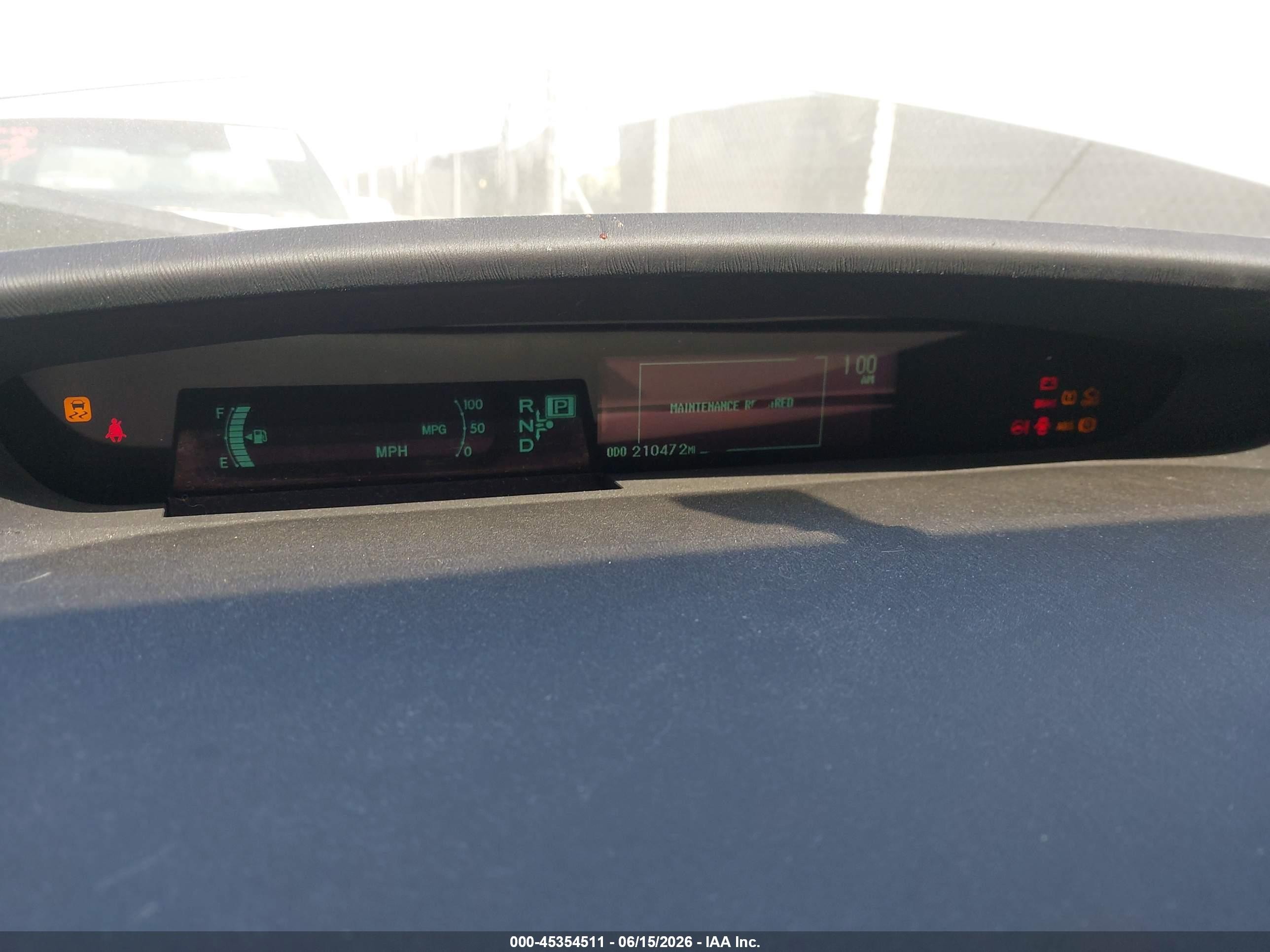 2014 Toyota Prius VIN JTDKN3DU8E1749199 IAAI salvage auction — Normal Wear, Clear - Dealer Only (California), sold $2,550 on 2026-07-09 (photo 7)